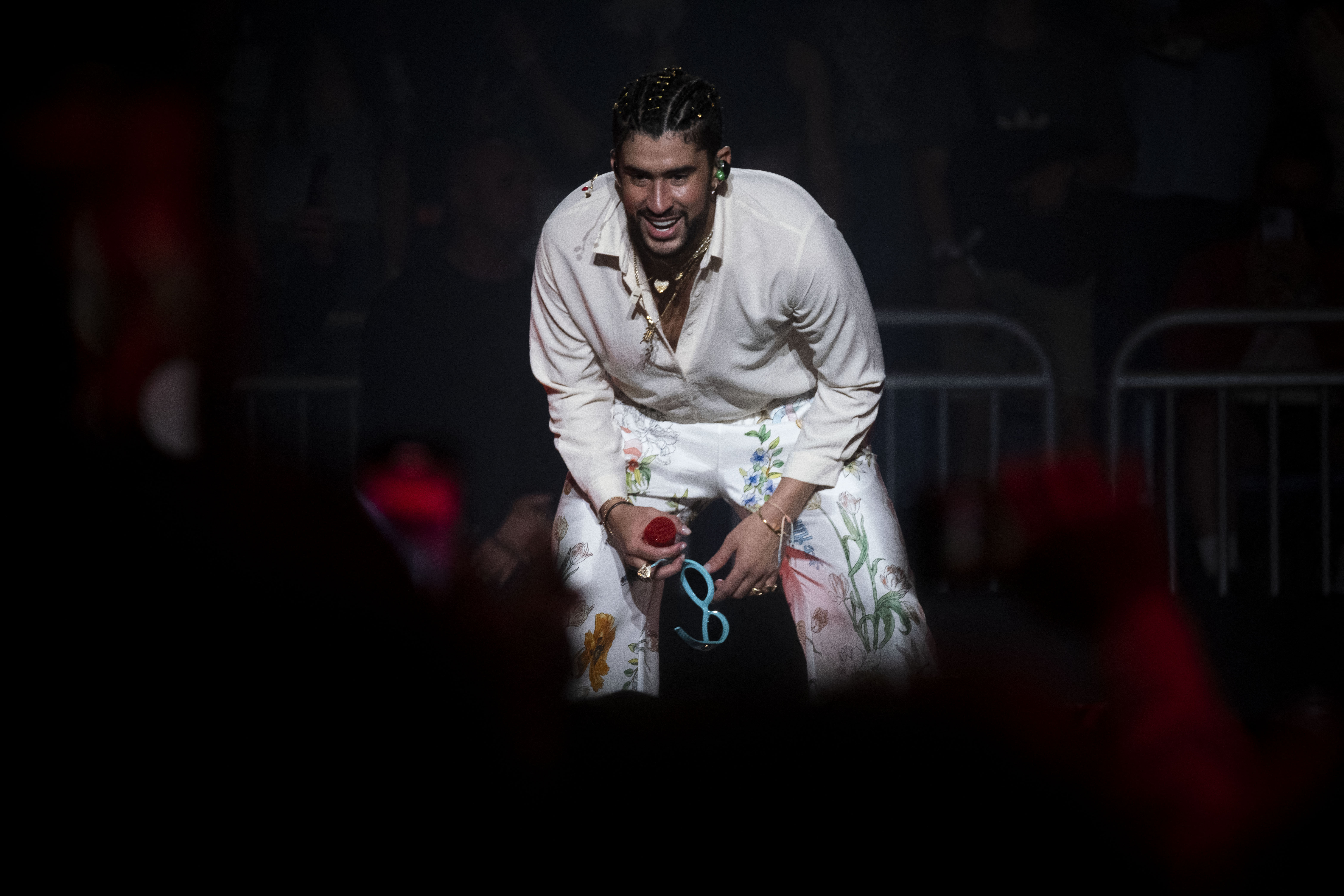Bad Bunny performs during his 'Un Verano Sin Ti' concert in San Juan, Puerto Rico on July 28, 2022 | Source: Getty Images