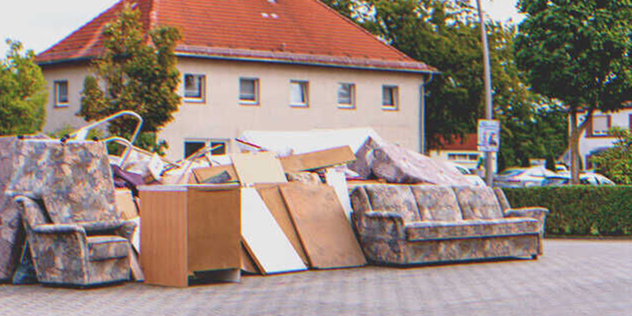 Furniture outside of a house | Source: Shutterstock