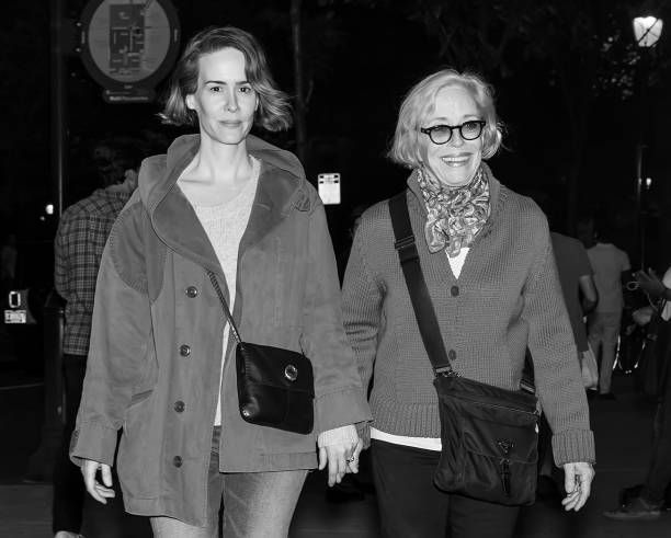 Sarah Paulson and Holland Taylor are seen out and about. | Source: Getty Images