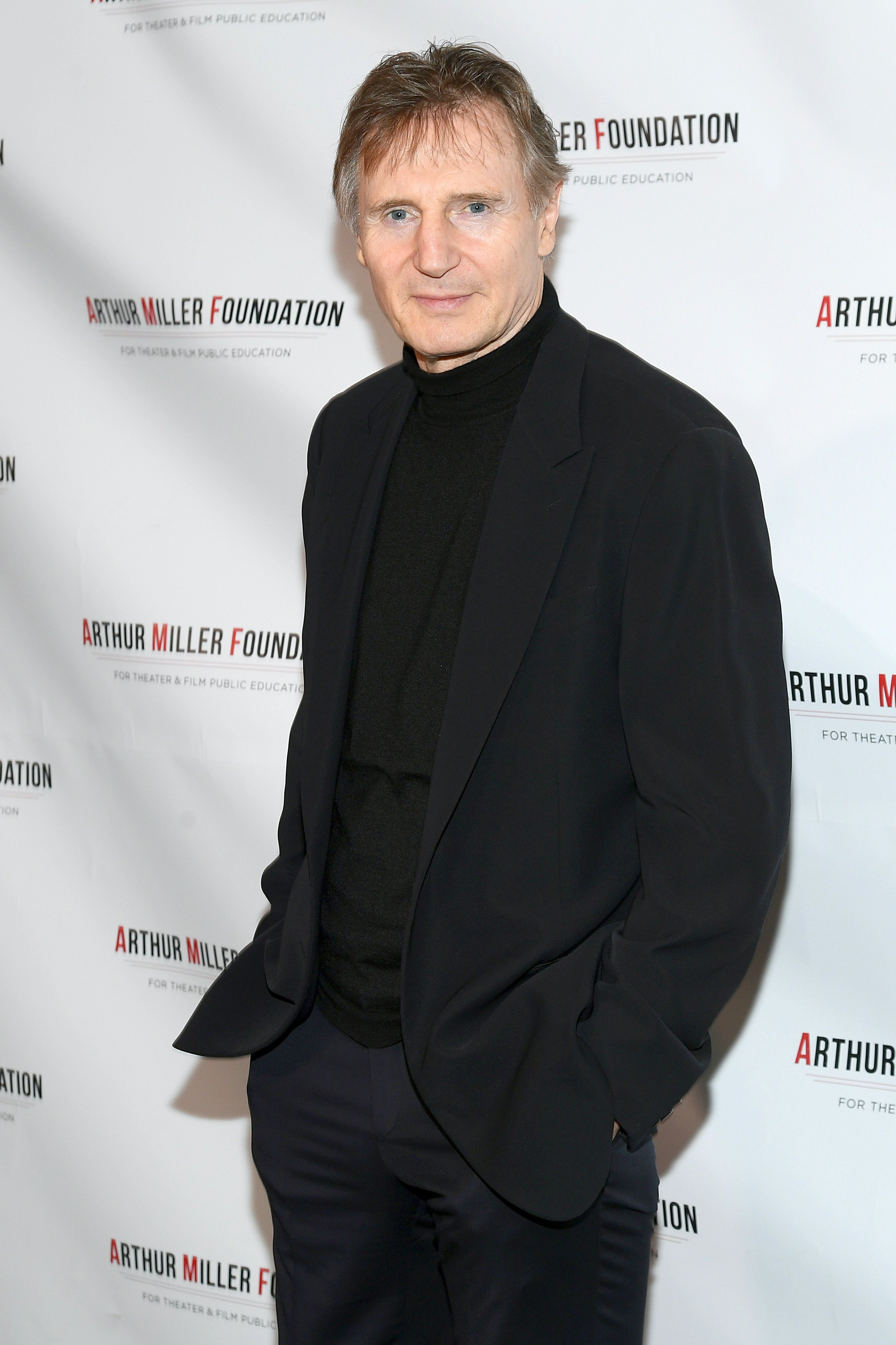 Liam Neeson at the 2018 Arthur Miller Foundation Honors in NYC on October 22, 2018. | Photo: Getty Images.