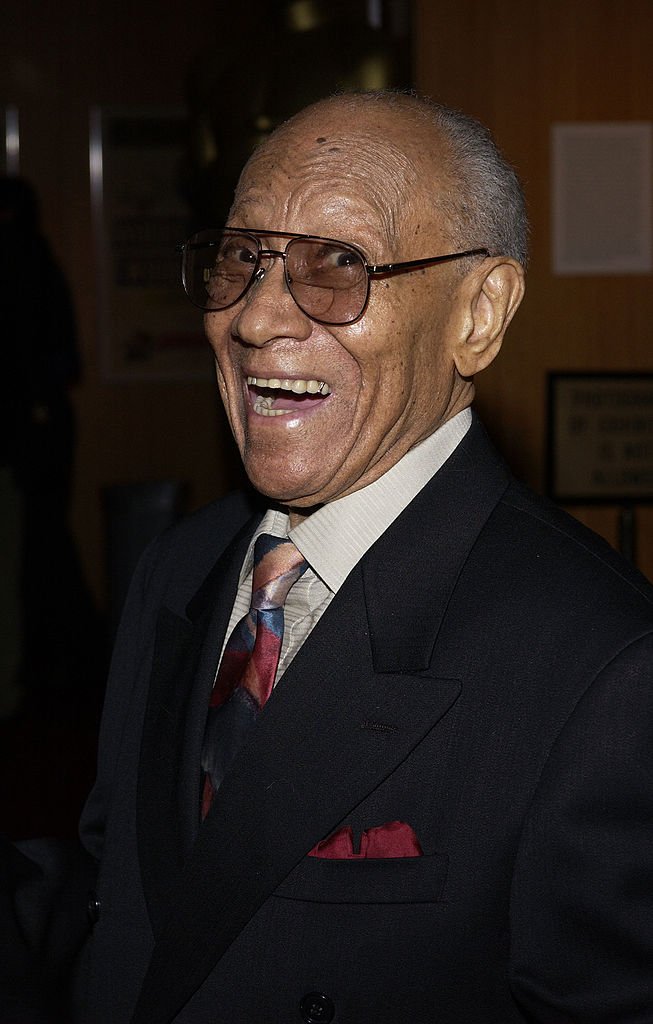 Dancer Dr. Fayard Nicholas arrives at the AMPAS Centennial Tribute at Beverly Hills on May 19, 2005. | Photo: Getty Images