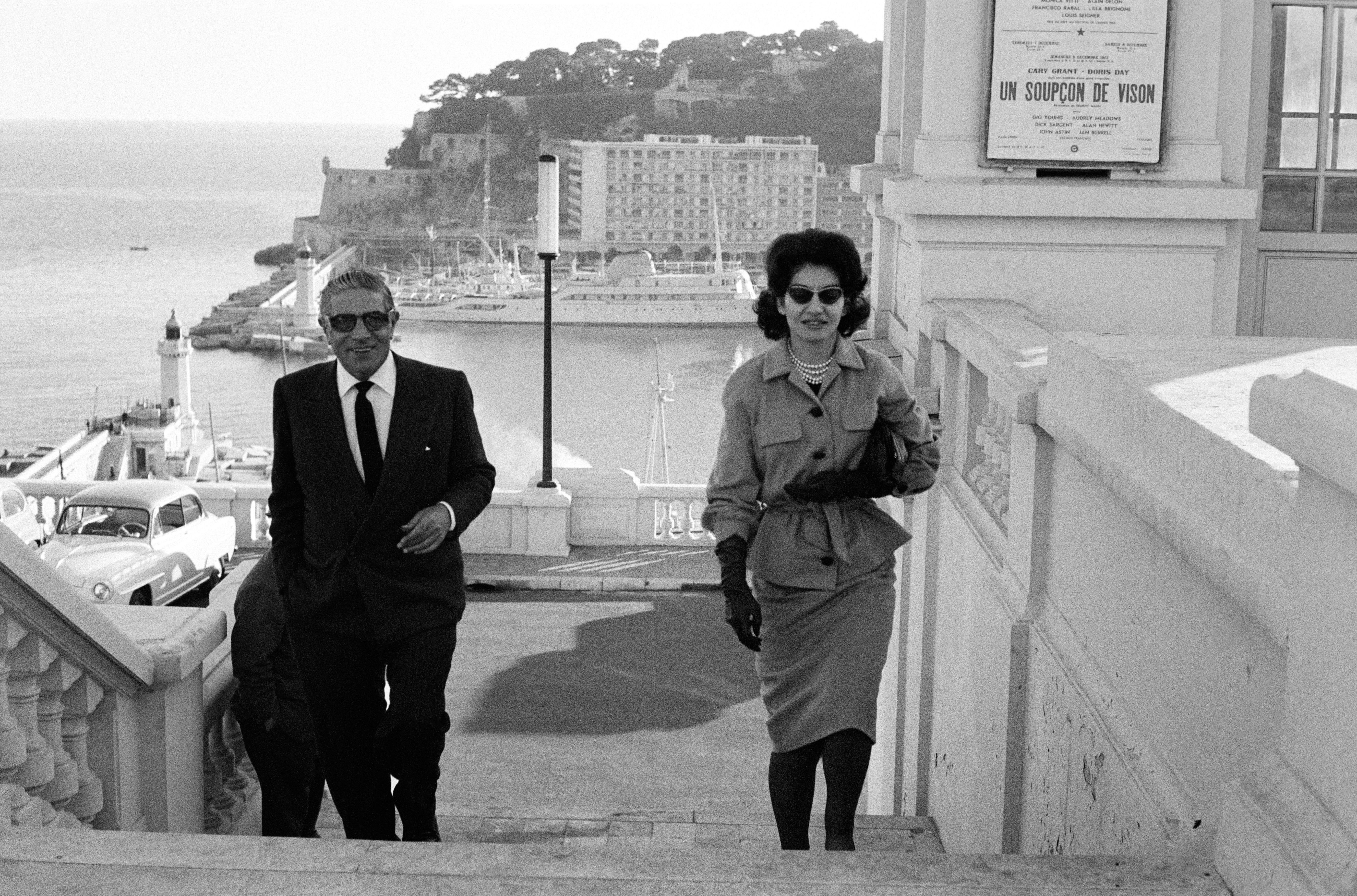 Aristotle Onassis and Maria Callas in Monte-Carlo, Monaco, in 1960 | Photo: Reporters Associes/Gamma-Rapho/Getty Images