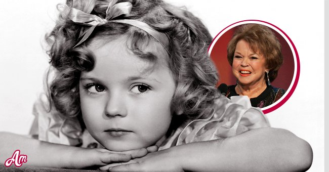 Shirley Temple as a child star Inset: During her adult years | Source: GettyImages