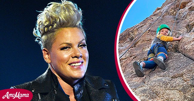 Pink's Fans Rave over Her 'Fearless' Kids as They Climb Rocks for the ...