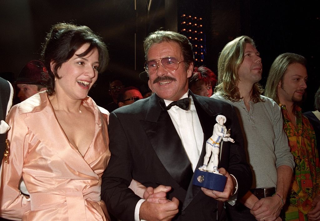 Götz George , Franka Potente, "Bayrischer Filmpreis 1995", "CuvillieÏs Theater", München (Photo by Peter Bischoff/Getty Images) | Quelle: Getty Images