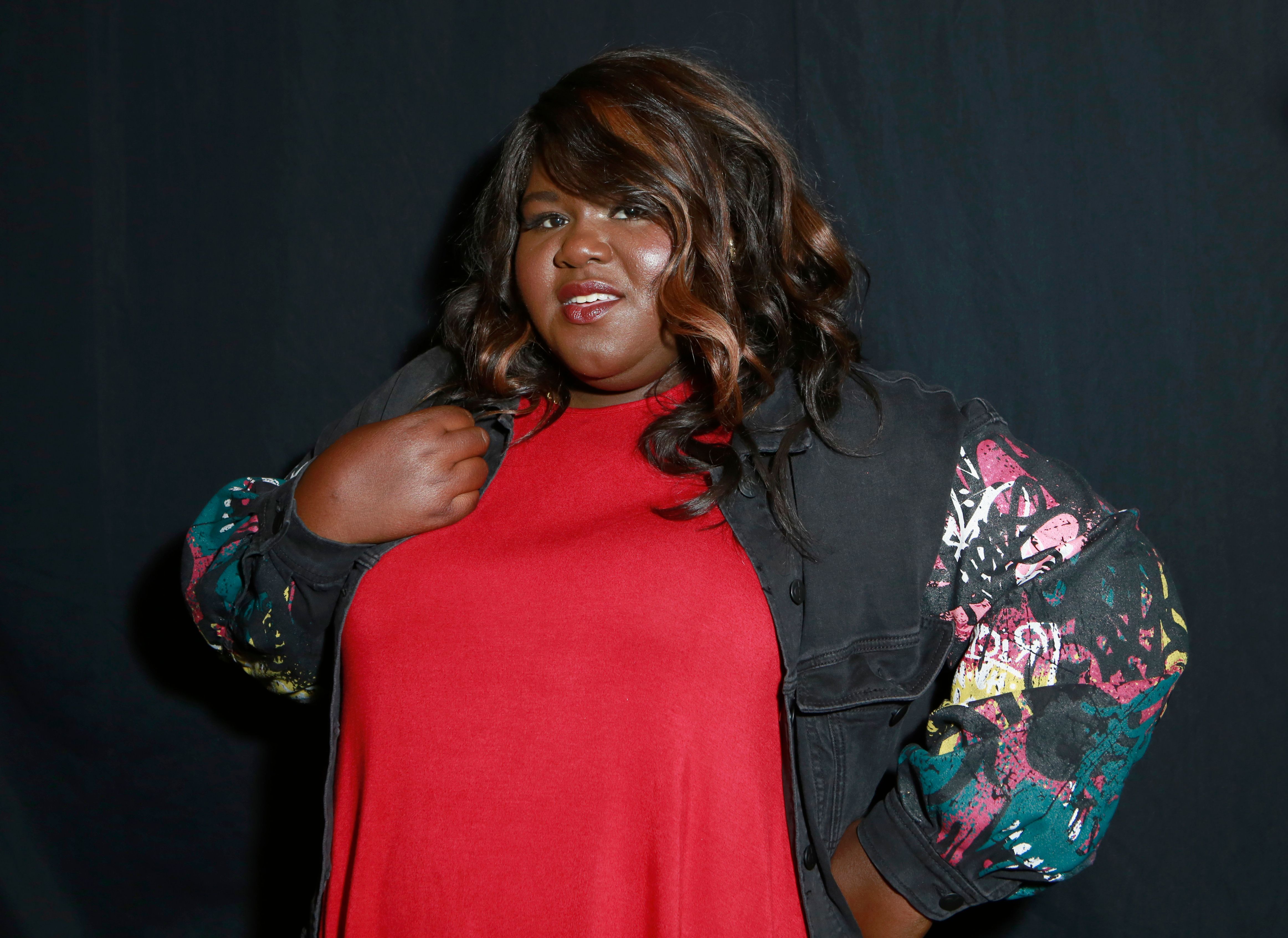 Gabourey Sidibe at the ADDITION ELLE NYFW September 2017 presentation  in New York | Source: Getty Images