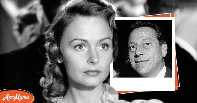 Donna Reed as Mary Hatch in the movie "It's a Wonderful Life", which premiered on December 20, 1946, and her husband Tony Owen at an event in Los Angeles, California | Photos: CBS & Earl Leaf/Michael Ochs Archives/Getty Images