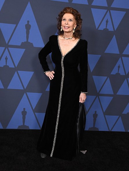  Sophia Loren arrives at the Academy Of Motion Picture Arts And Sciences' 11th Annual Governors Awards at The Ray Dolby Ballroom at Hollywood & Highland Center | Photo: Getty Images