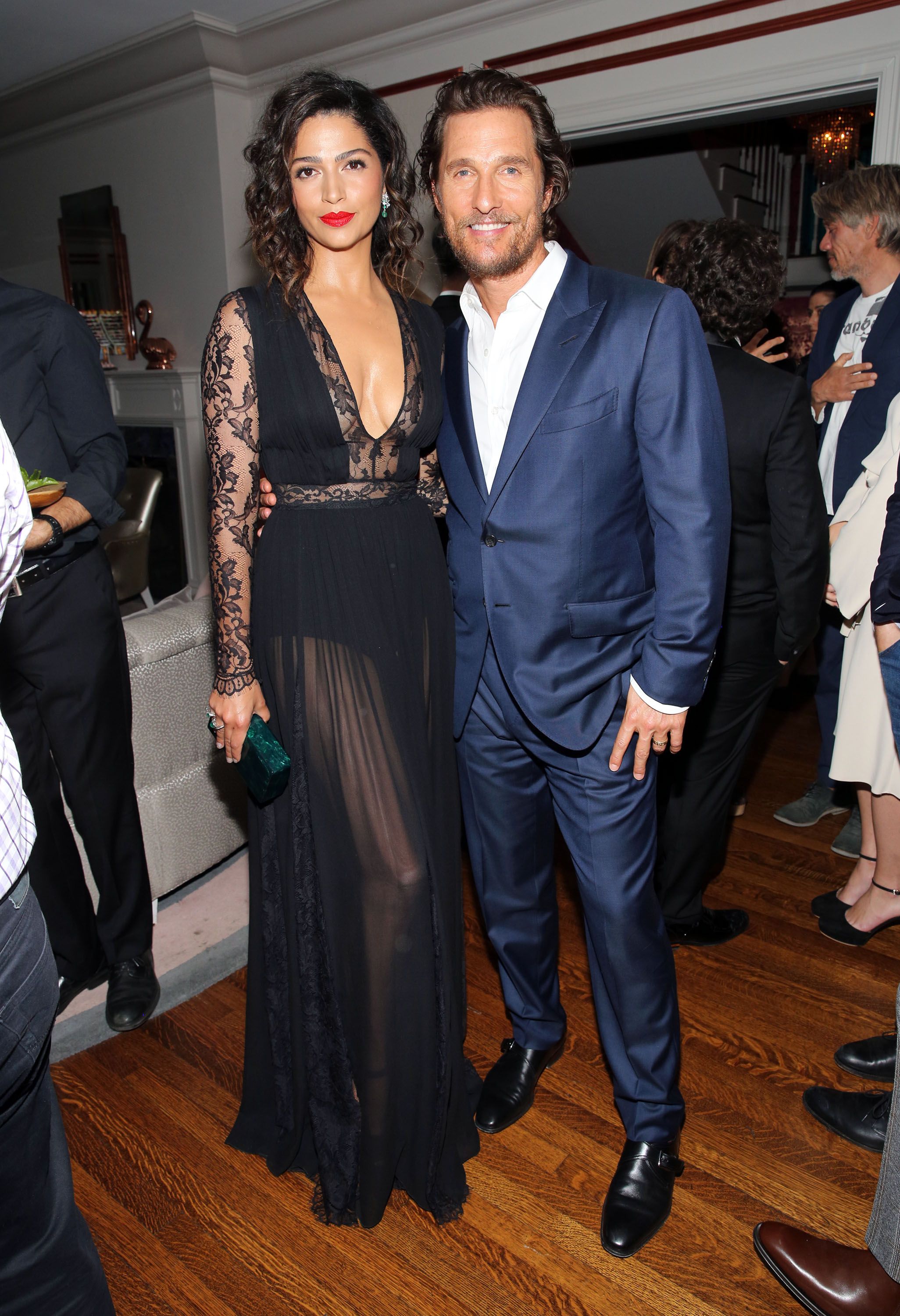 Matthew McConaughey and Camila Alves attend as The Weinstein Company celebrates the cast and filmmakers of "Sing Street," "Lion," "The Founder" and "Gold" at the private residence of Jonas Tahlin on November 12, 2016 in Los Angeles, California. | Source: Getty Images