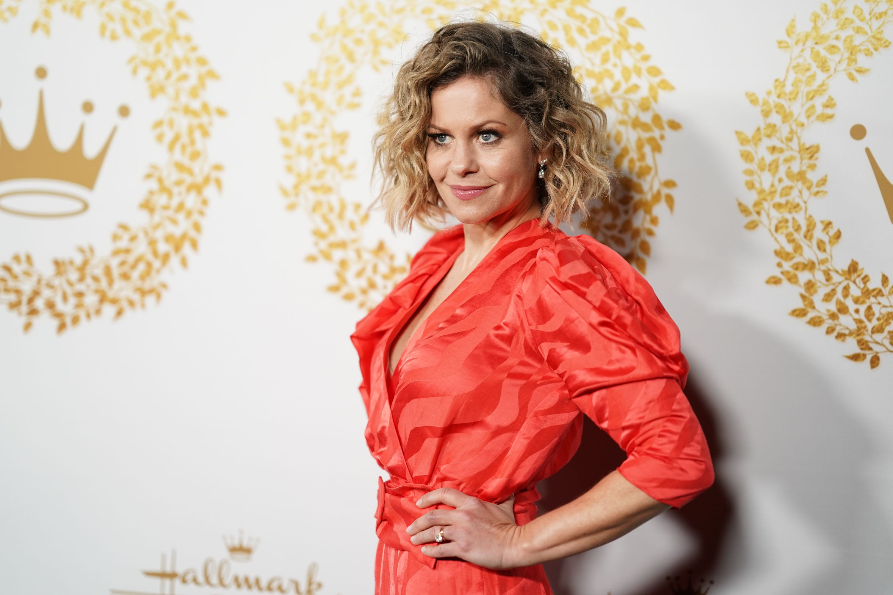 Candace Cameron Bure at the Hallmark Channel and Hallmark Movies and Mysteries 2019 Winter TCA Tour at Tournament House on February 09, 2019 | Photo: Getty Images