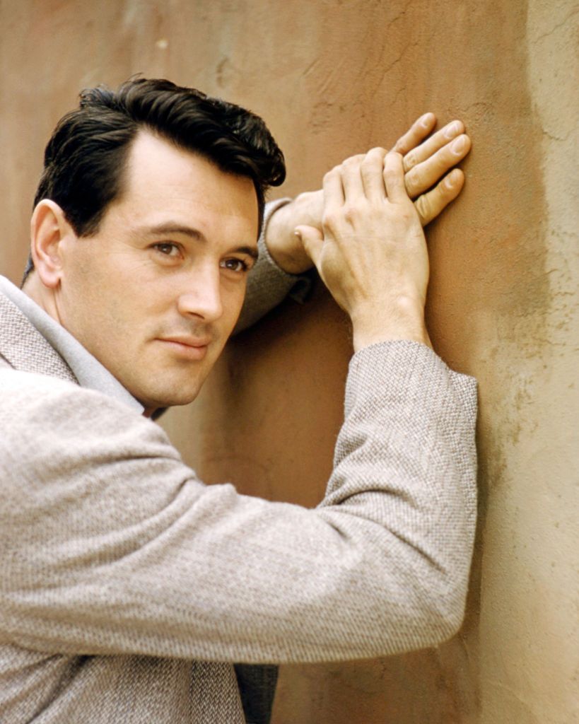 Rock Hudson posing in an image in circa 1955. | Source: Silver Screen Collection/Getty Images