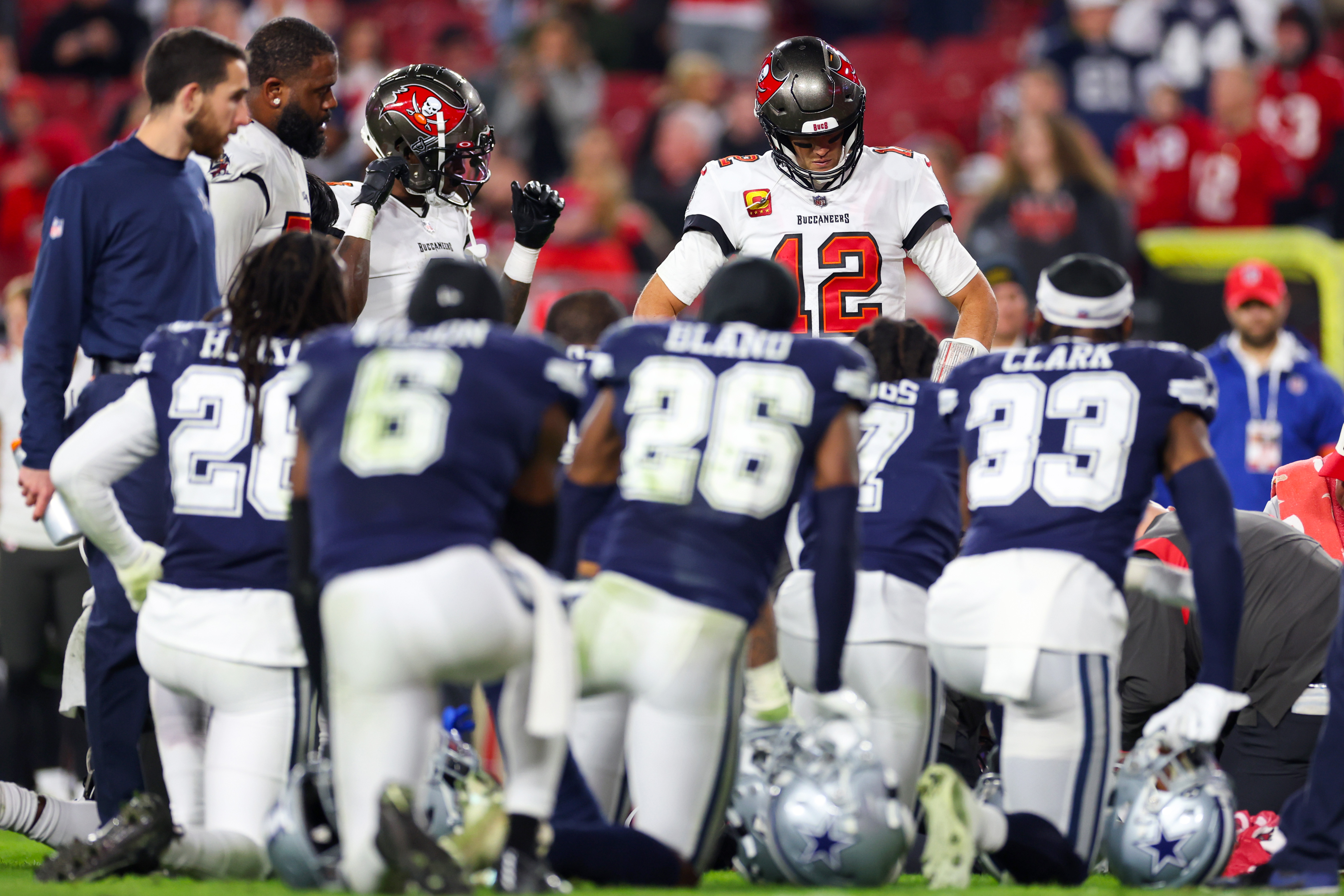 Tampa Bay Buccaneers vs. Dallas Cowboys. | Source: Getty Images