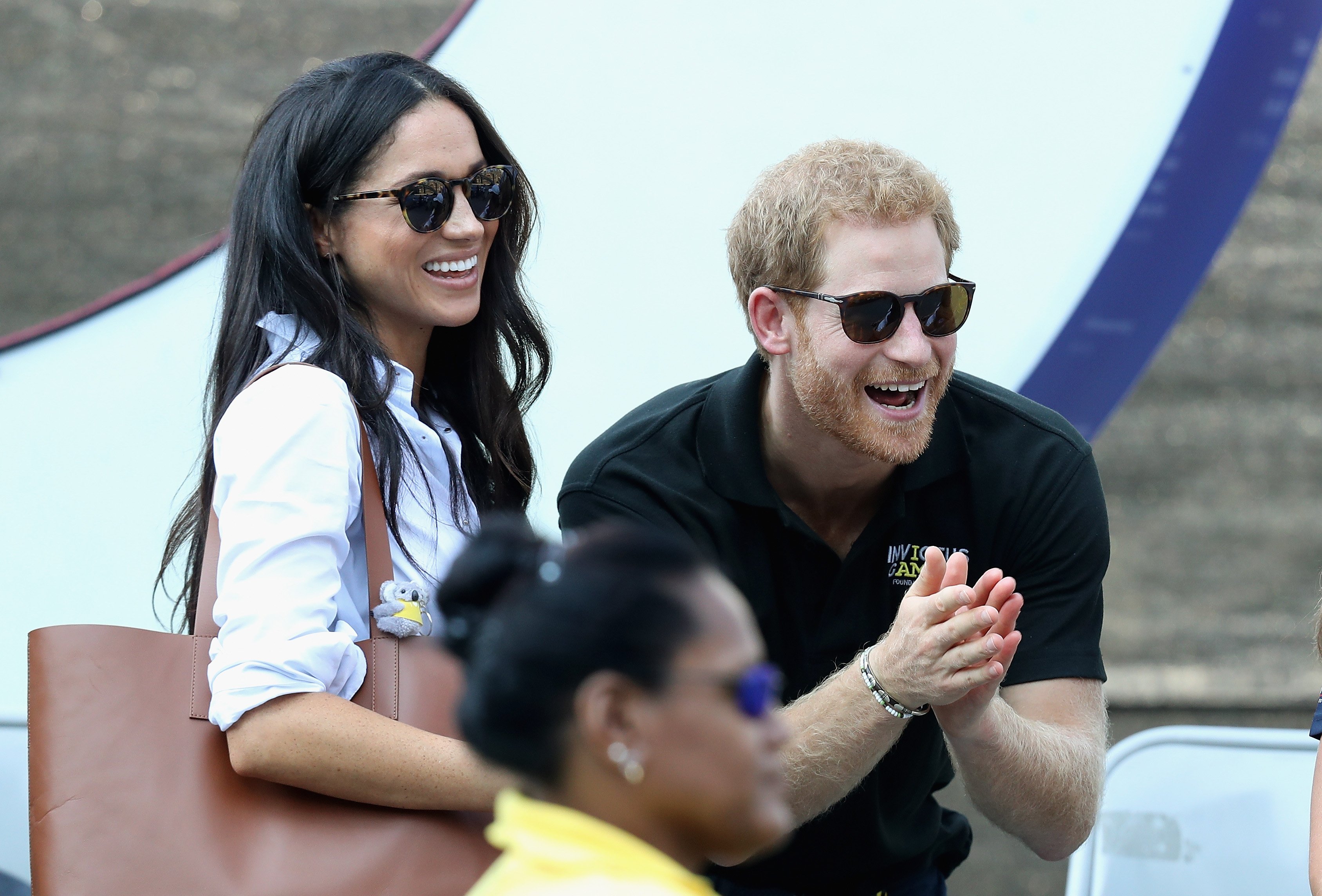 Prince Harry and Meghan Markle attend a Wheelchair Tennis match during the Invictus Games 2017. | Source: Getty Images