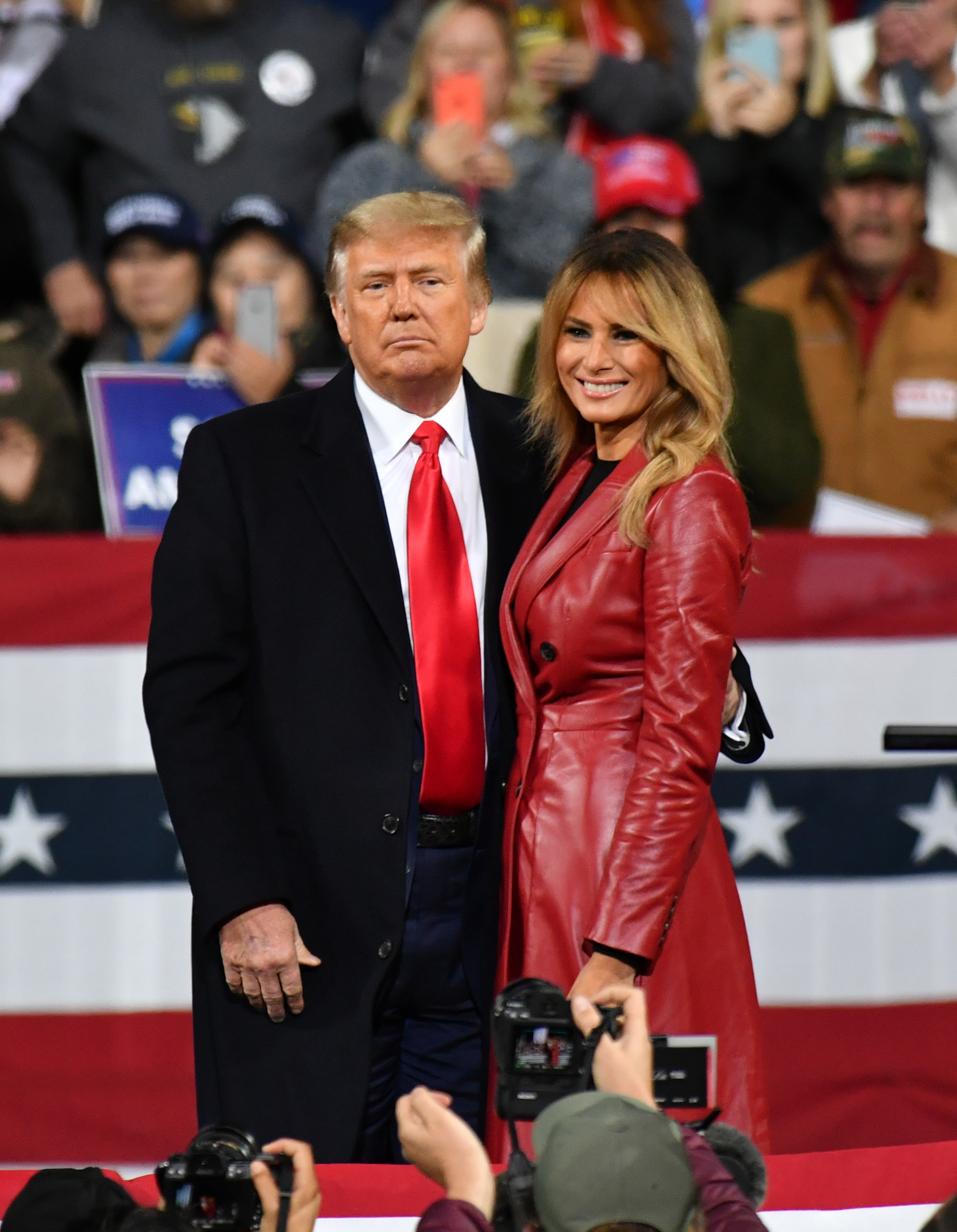 Donald and Melania Trump photographed on December 5, 2020. | Source: Getty Images