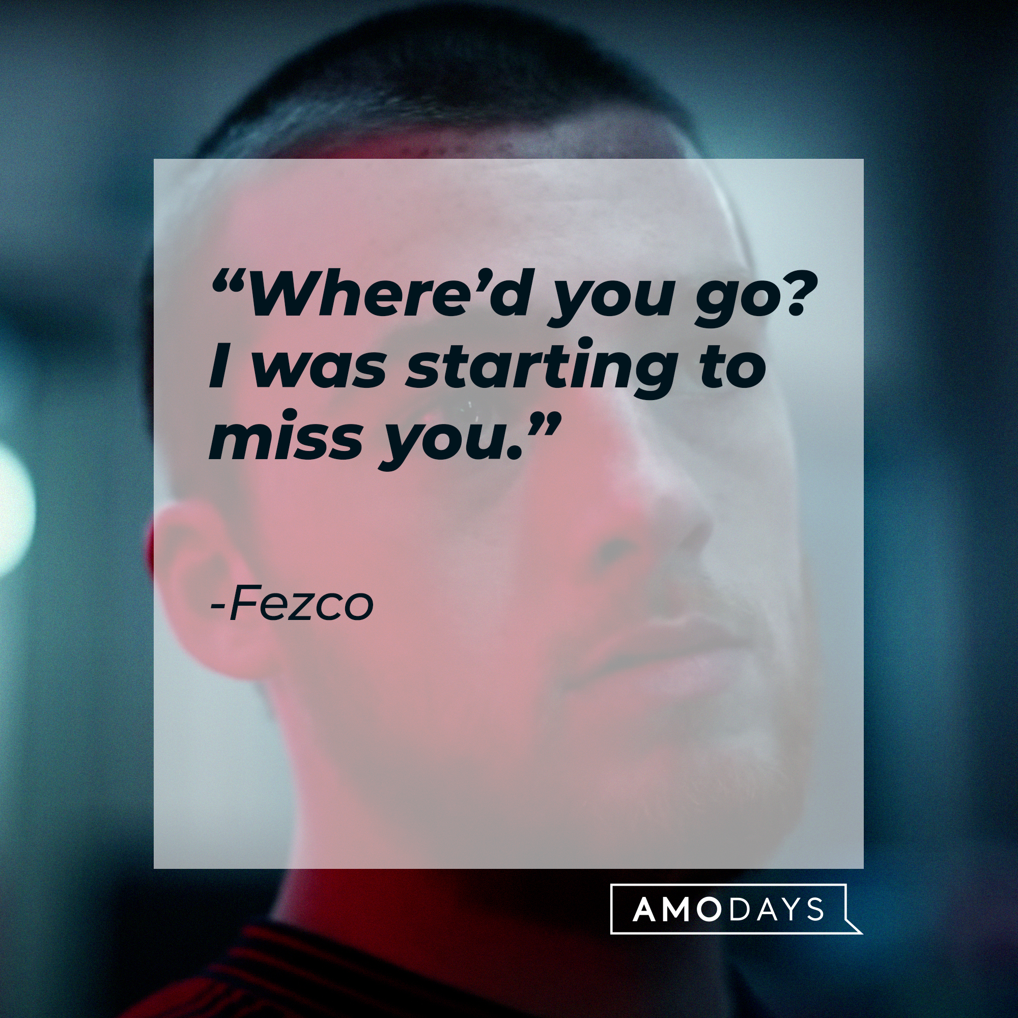 Fezco with this quote: “Where’d you go? I was starting to miss you.” | Source: youtube.com/EuphoriaHBO