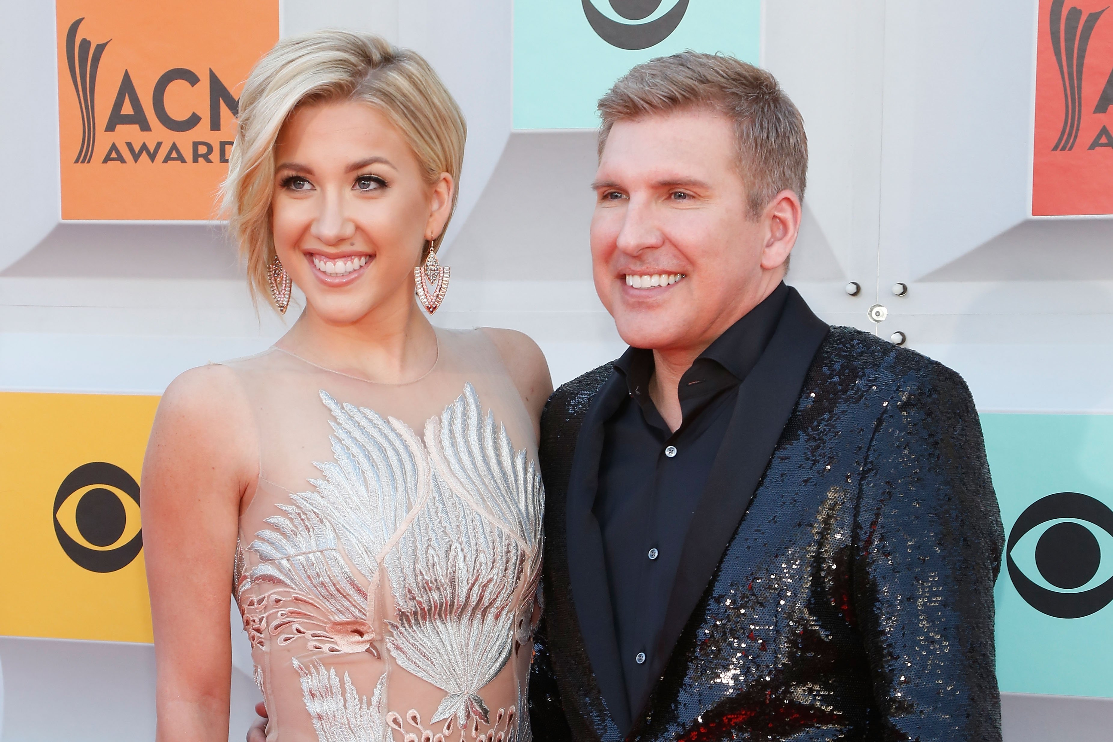Savannah Chrisley and Todd Chrisley attend the Academy of Country Music Awards in Las Vegas, Nevada on April 3, 2016 | Photo: Getty Images