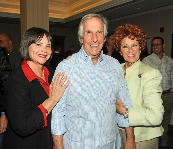  Marion Ross, Henry Winkler and Cindy Williams from "Happy Days" at Sheraton Parsippany Hotel on October 24, 2014 | Photo: Getty Images