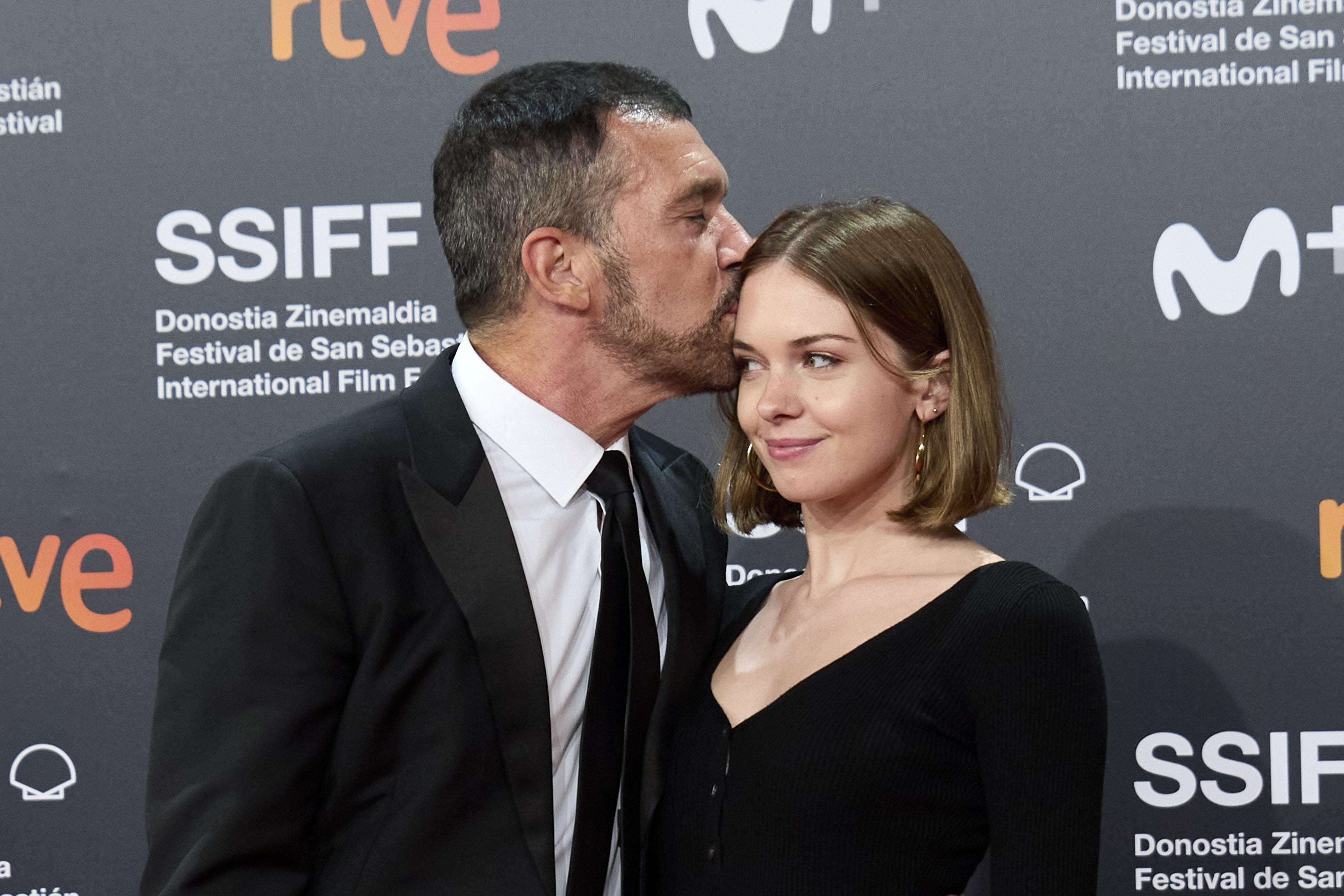 Antonio and Stella Banderas at the 69th San Sebastian Film Festival in San Sebastian, Spain on September 17, 2021 | Source: Getty Images