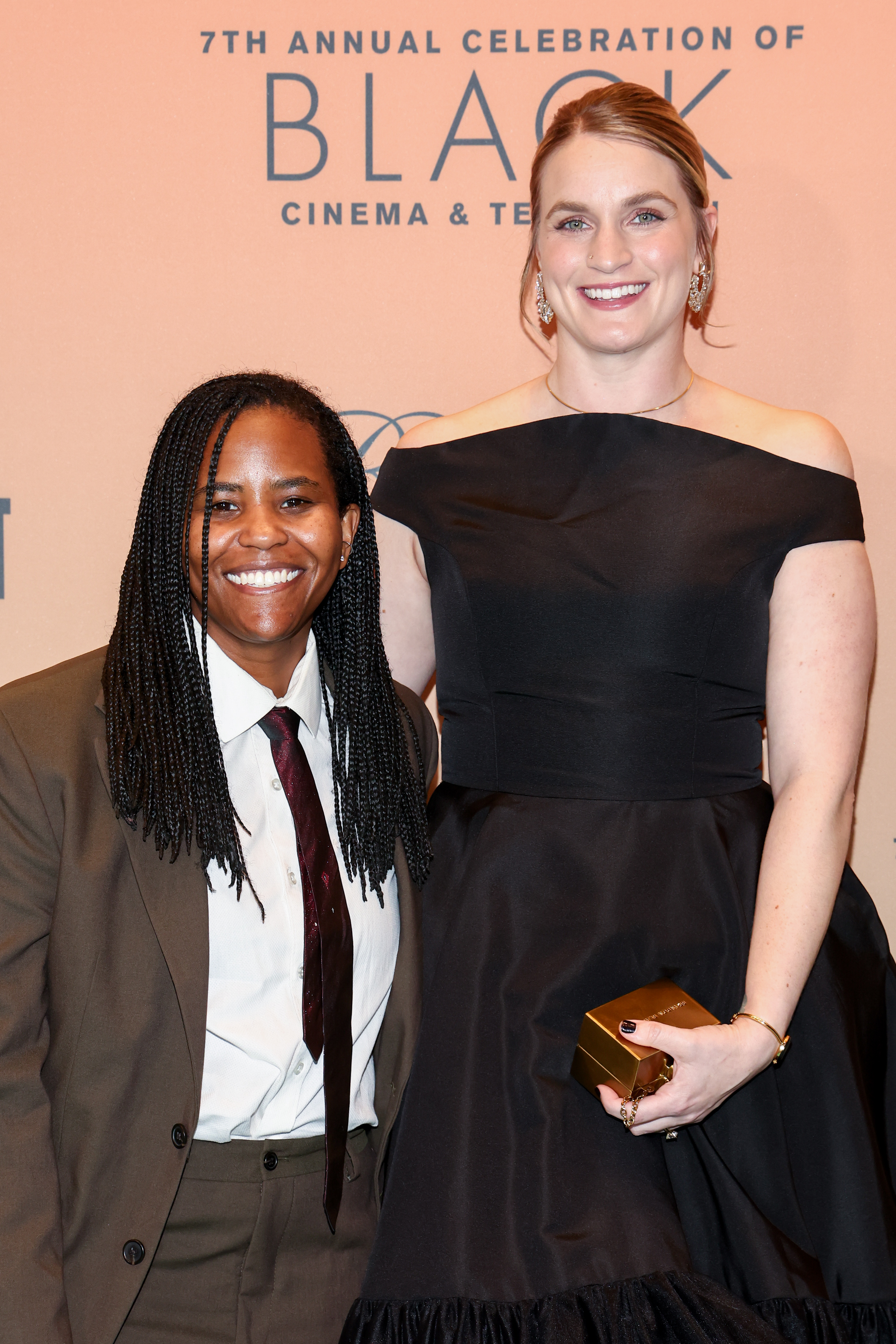 Katia Washington and Colleen Wilson at the 7th Annual Celebration of Black Cinema & Television on December 9, 2024, in Los Angeles, California | Source: Getty Images