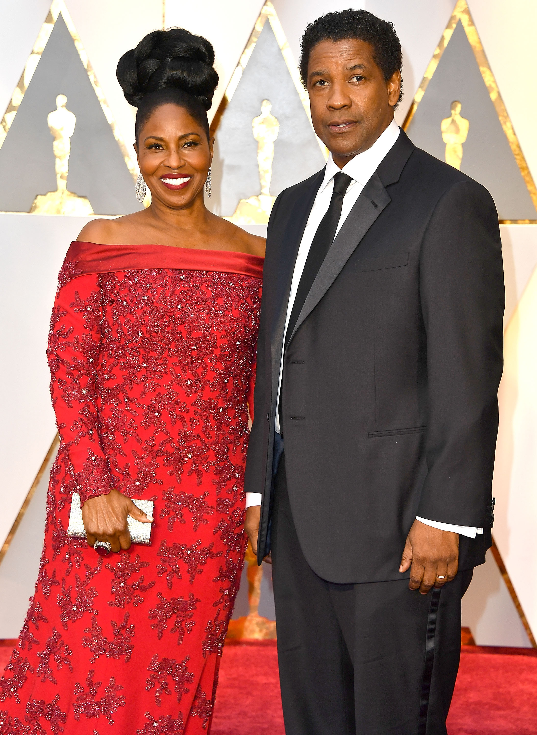 Pauletta Washington and Denzel Washington at the 89th Annual Academy Awards at Hollywood & Highland Center on February 26, 2017 in Hollywood, California | Source: Getty Images