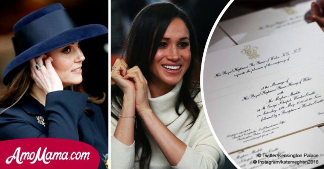 Duchess Kate and Meghan Markle have very different wedding invitations. Here is why