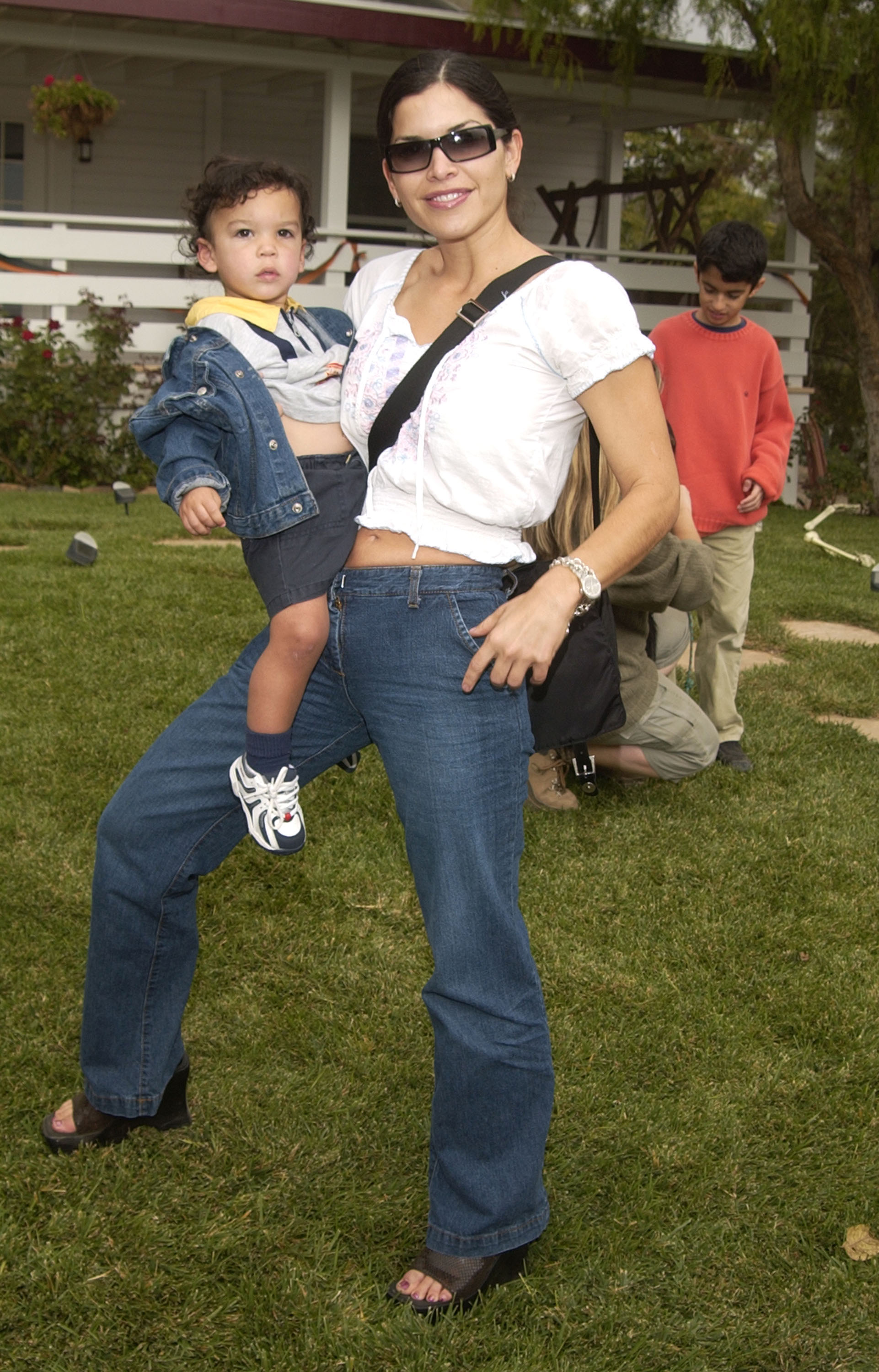 Nikko Gonzalez and Lauren Sanchez during Bony Pony Ranch Halloween Fundraiser on October 27, 2002, in Malibu, California. | Source: Getty Images