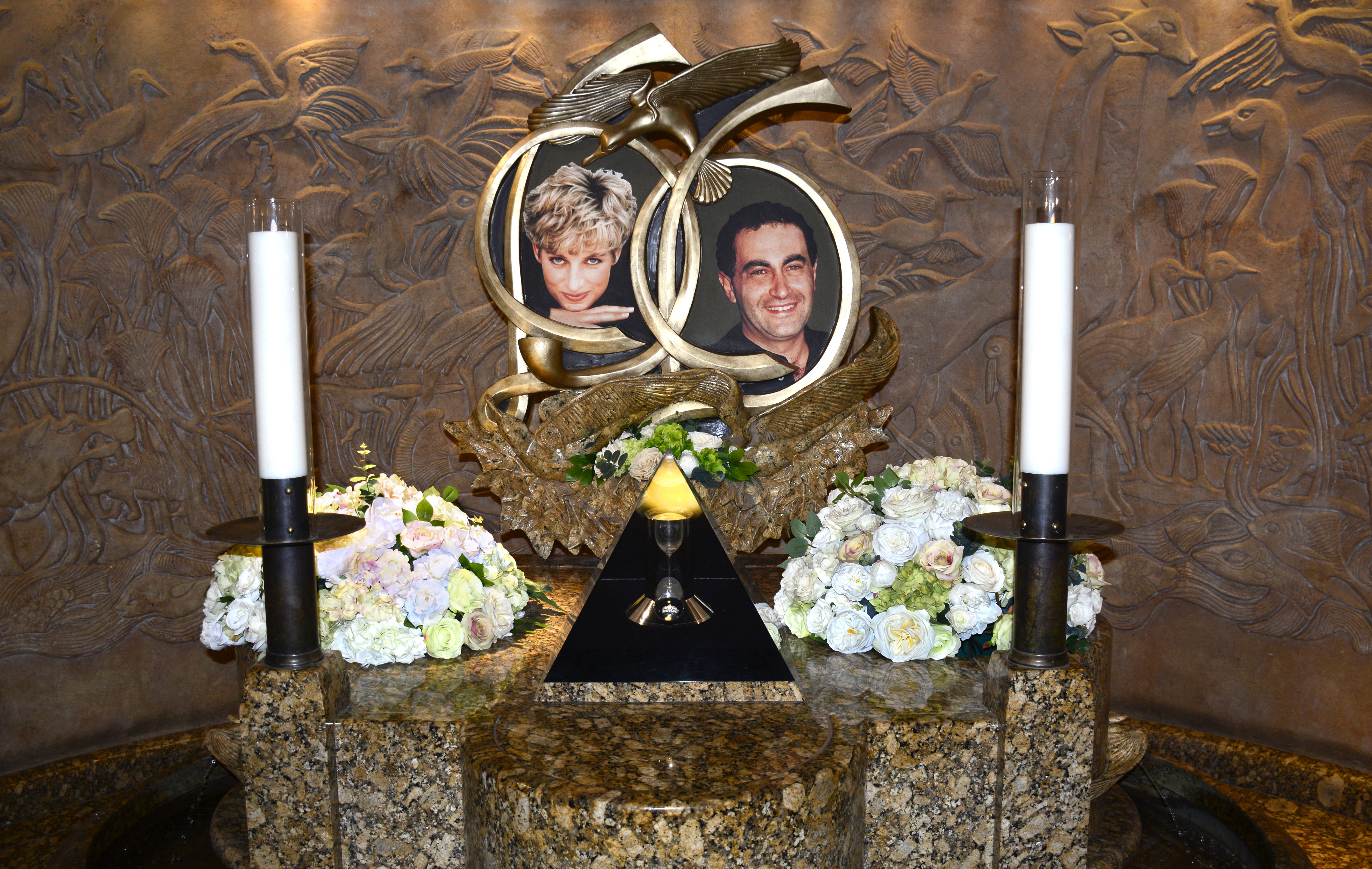 A memorial to Princess Diana and Dodi Fayed is an attraction at Harrods department store in London, England. September 25 2017 | Source: Getty Images