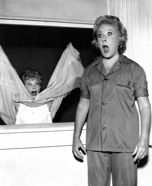 Photo of Lucille Ball and Vivian Vance from the television program "The Lucy Show." | Source: Wikimedia Commons 