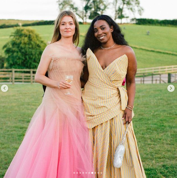 Two of Jesse Light and Jesse Bongiovi's friends at their five-day wedding celebration, posted on July 15, 2024 | Source: Instagram/vogueweddings