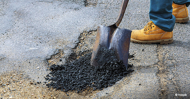 Video of 12-Year-Old Michigan Boy Fixing Potholes by Himself in His Neighborhood Goes Viral