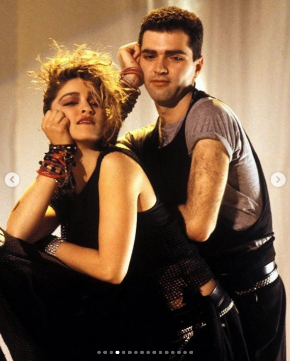 Madonna poses with her younger brother, Christopher Ciccone, posted in October 2024 | Source: Instagram.com/madonna