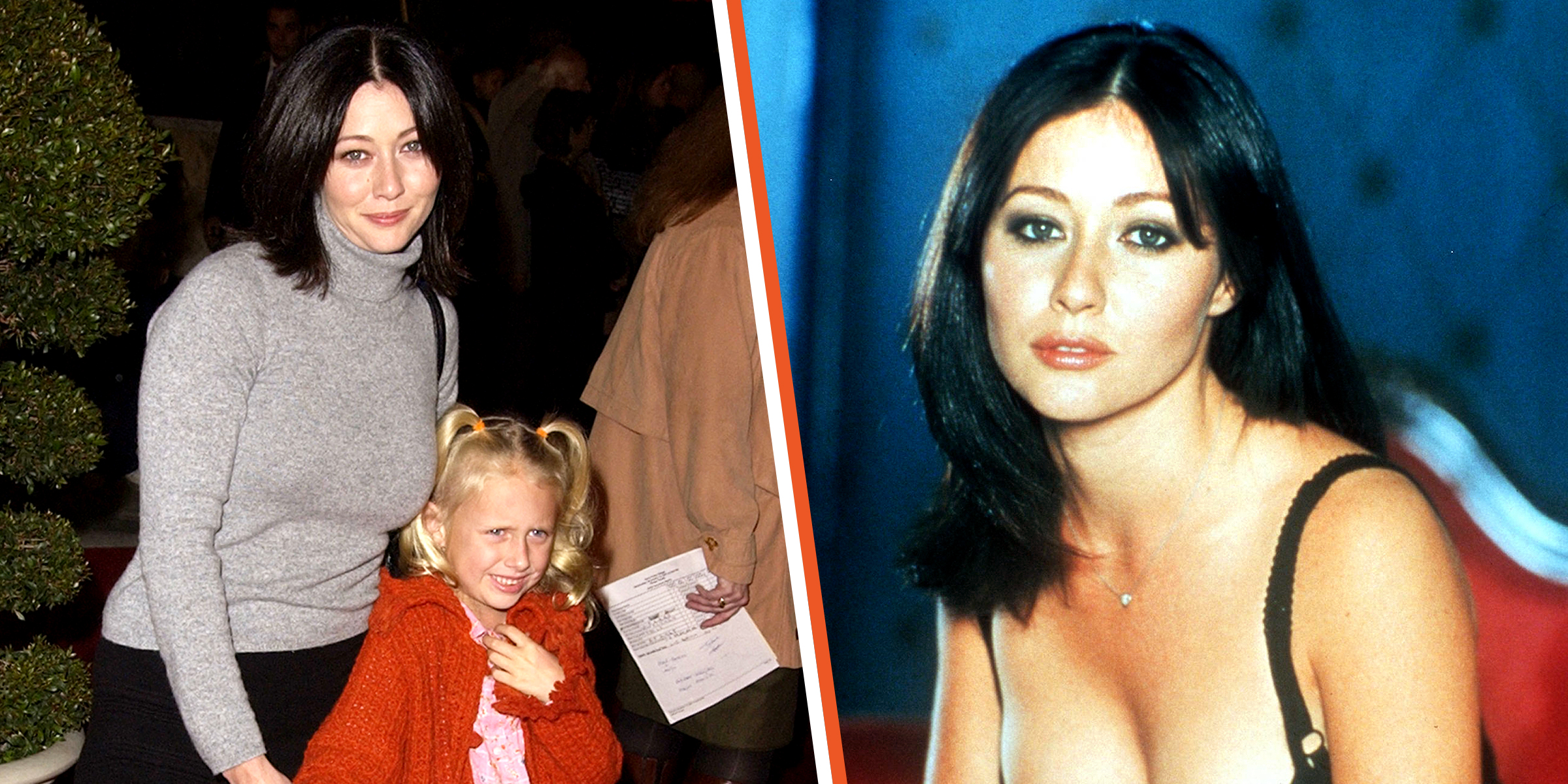 Shannen Doherty with a family member. | Source: Getty Images