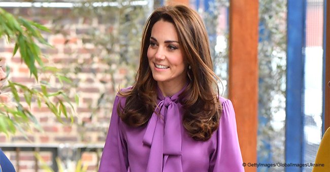 Kate Middleton Turns Heads in $1,300 Pussy Bow Blouse While Playing with Adorable Baby Twins