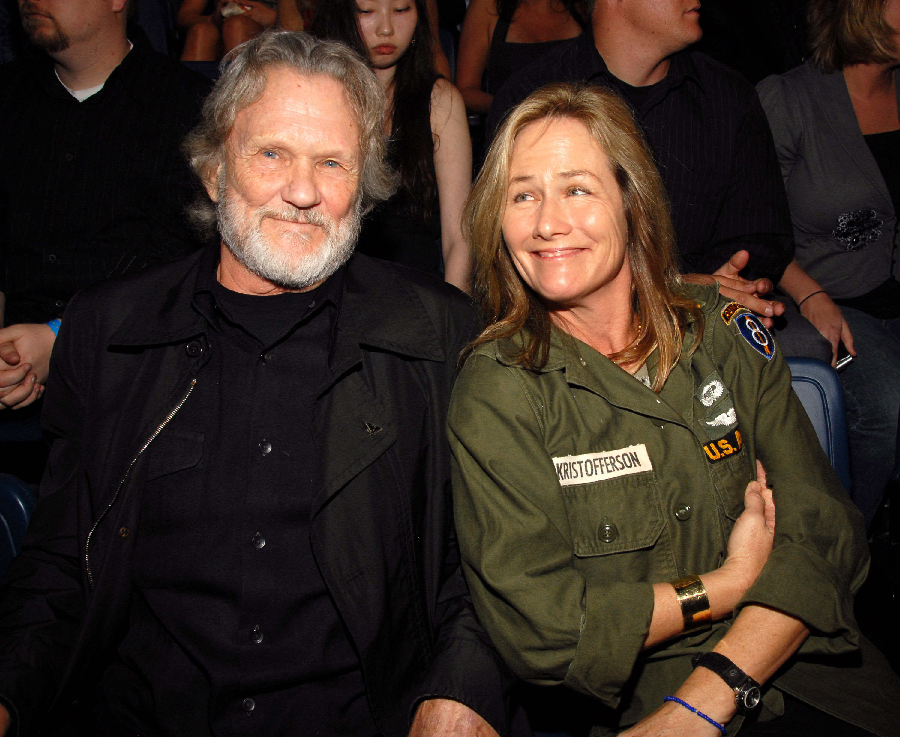 Kris Kristofferson and Lisa Meyers, on April 16, 2007 | Source: Getty Images