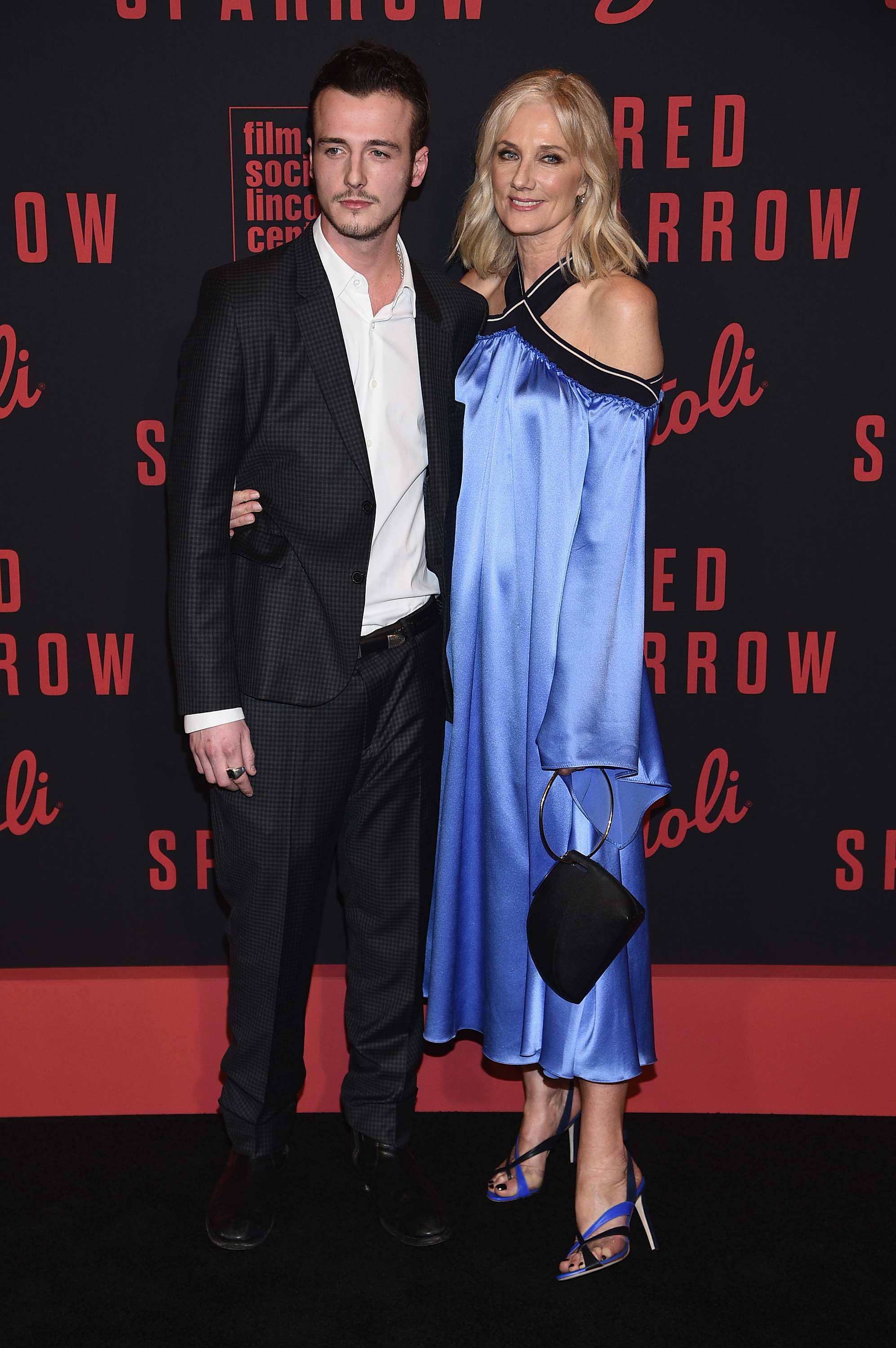 Micheál Neeson and Joely Richardson at the "Red Sparrow" New York premiere on February 26, 2018, in New York City | Source: Getty Images