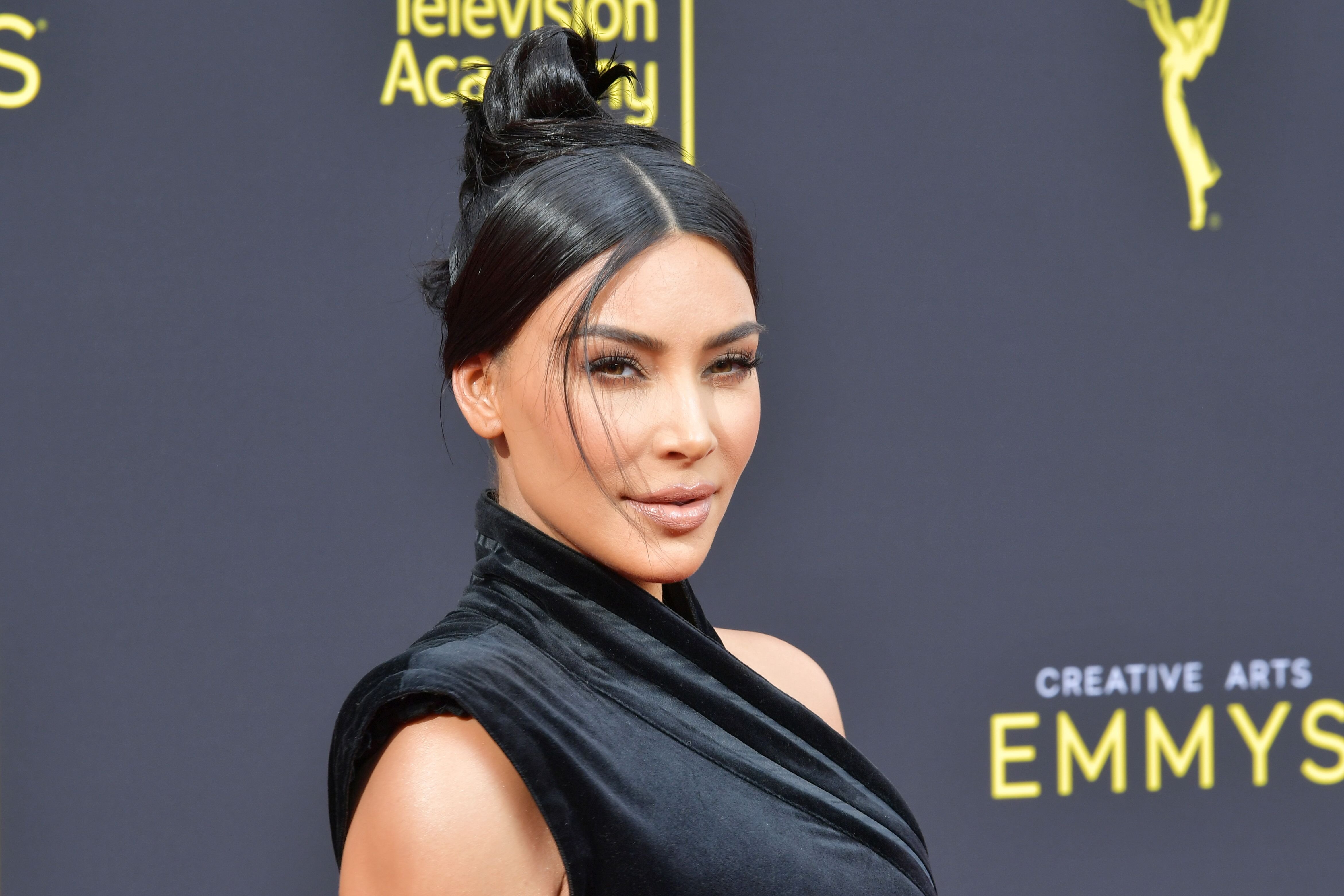 Kim Kardashian at the Creative Arts Emmy Awards on September 14, 2019, in Los Angeles, California | Photo: Getty Images