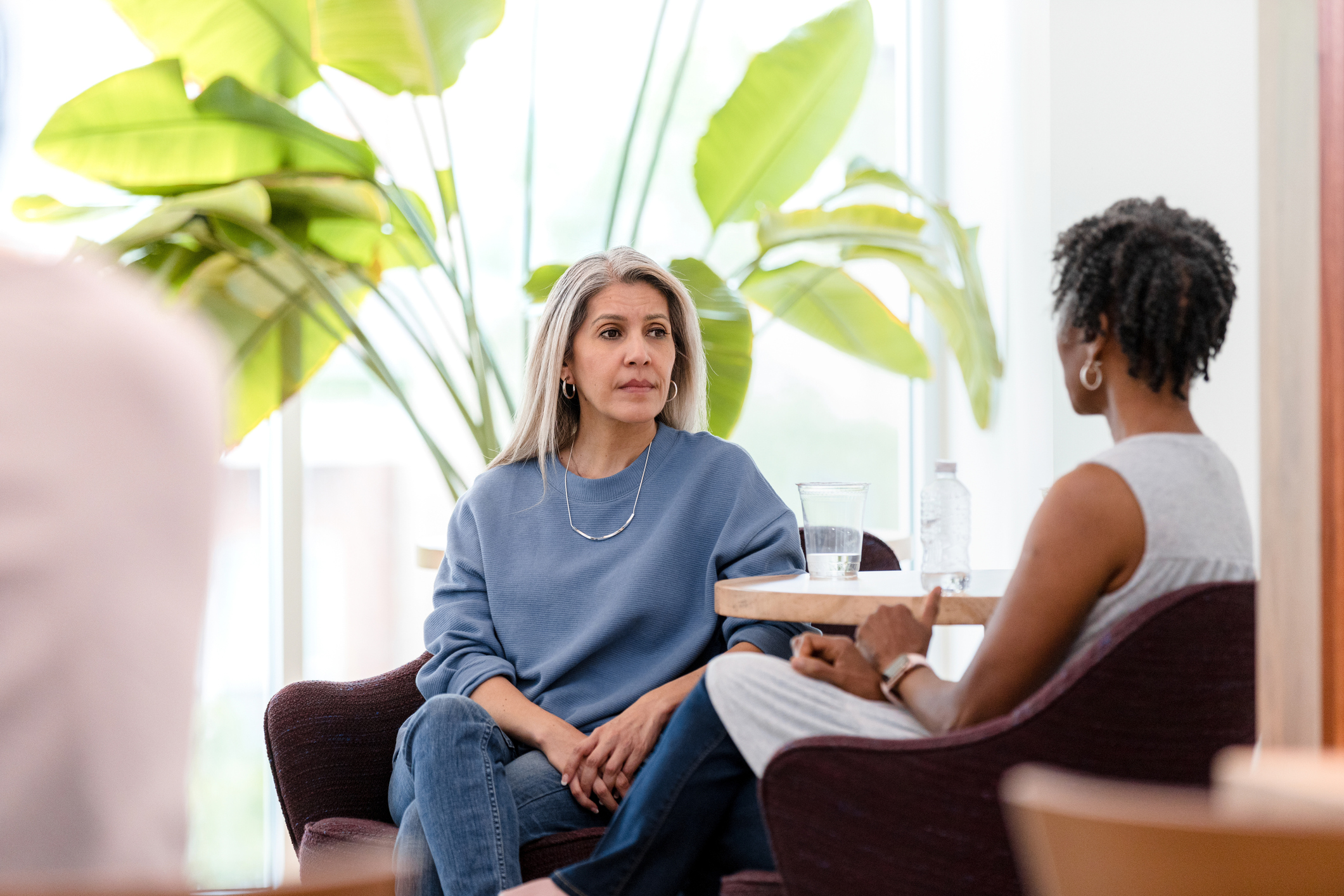 Therapist listening to a client | Source: Getty Images