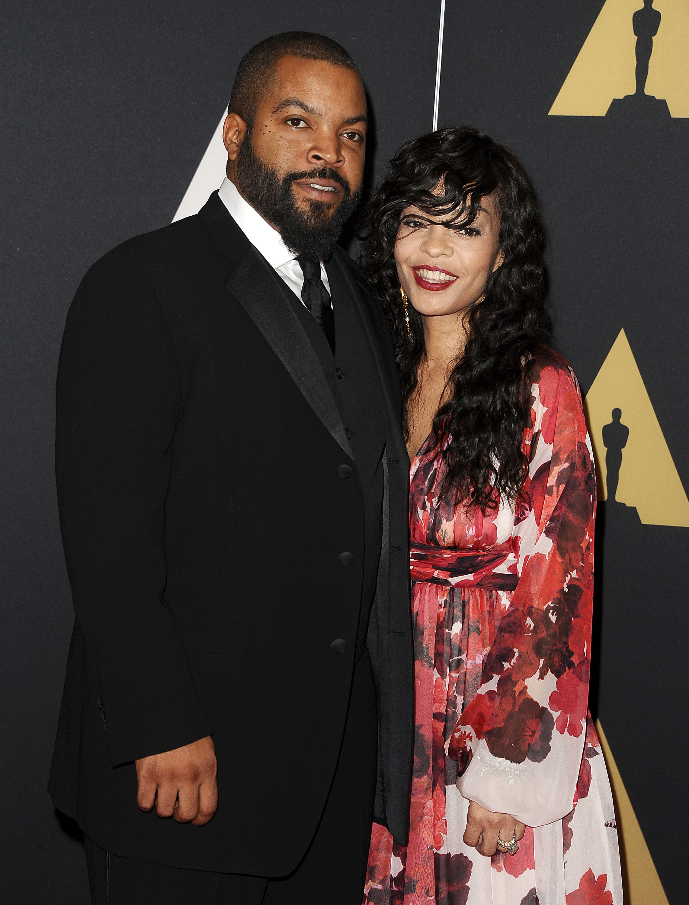 Ice Cube and Kimberly Woodruff at the 7th Annual Governors Awards in Hollywood, California on November 14, 2015. | Source: Getty Images
