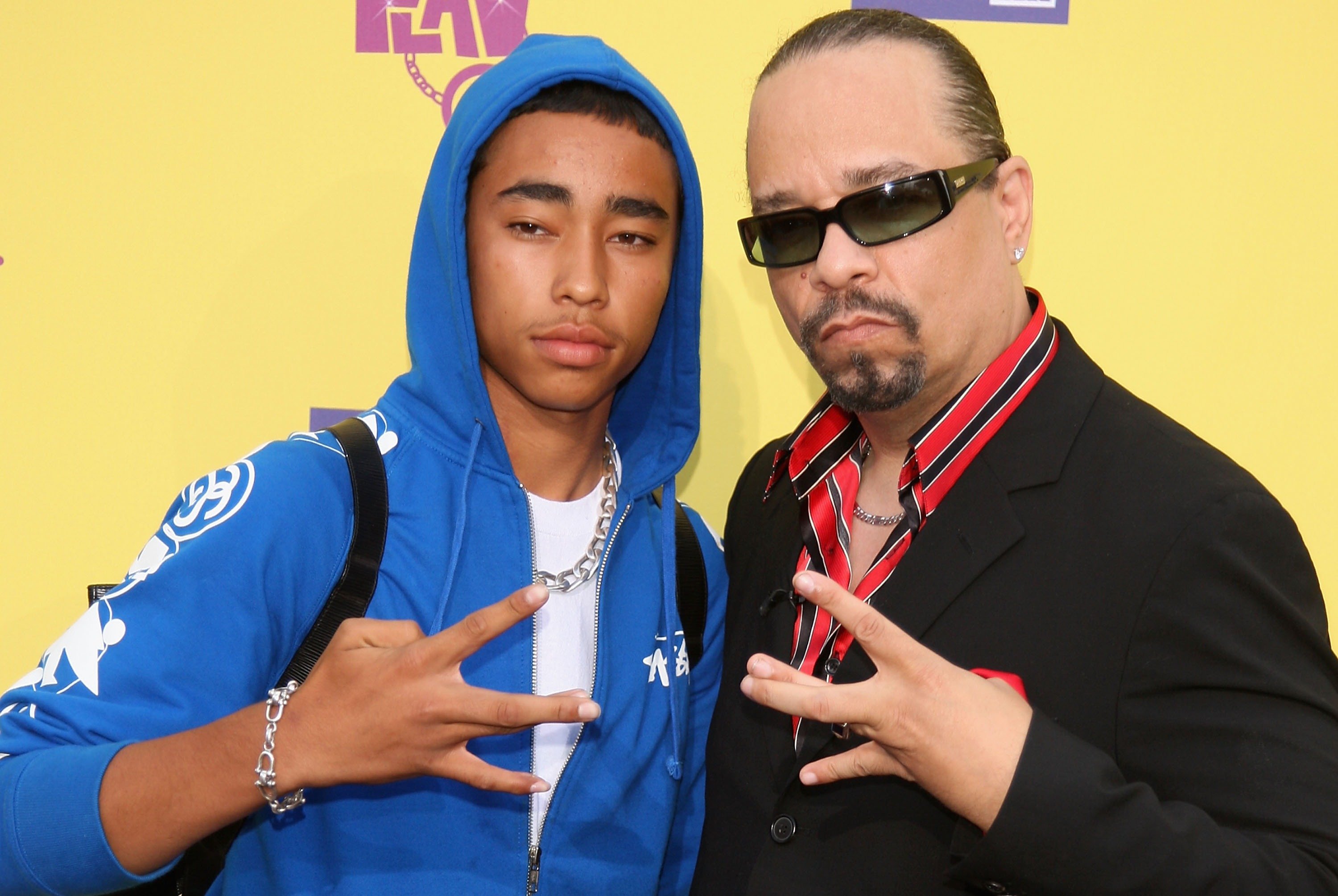 Ice-T and son Tracy Marrow Jr.at the Comedy Central Roast of Flavor Flav in 2007, in Burbank, California. | Source: Getty Images