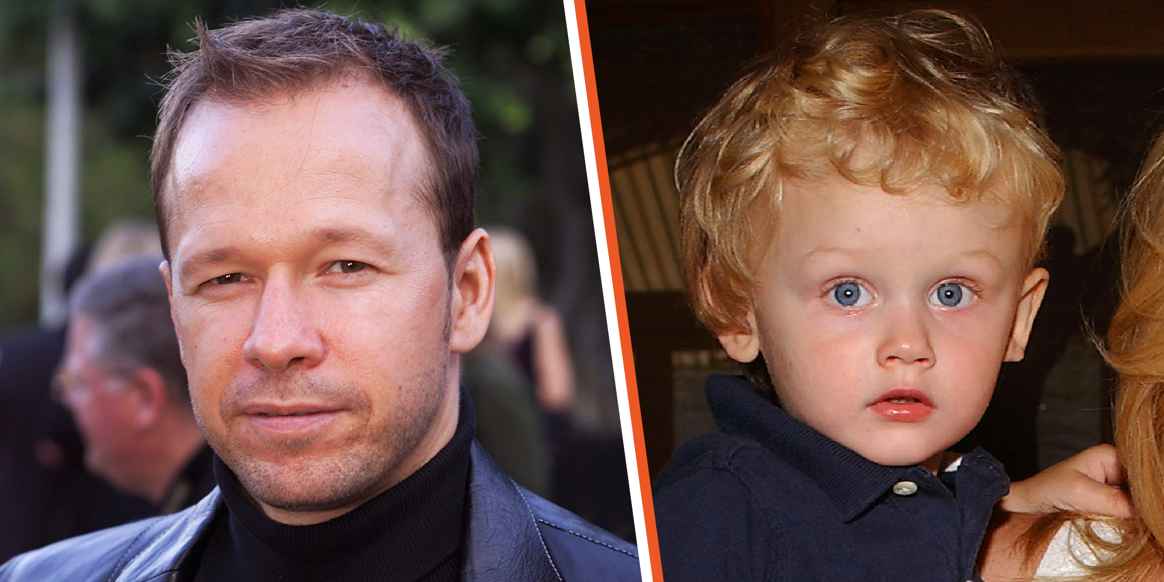 Donnie Wahlberg and Evan Asher | Sources: Getty Images | YouTube.com/CBSMornings