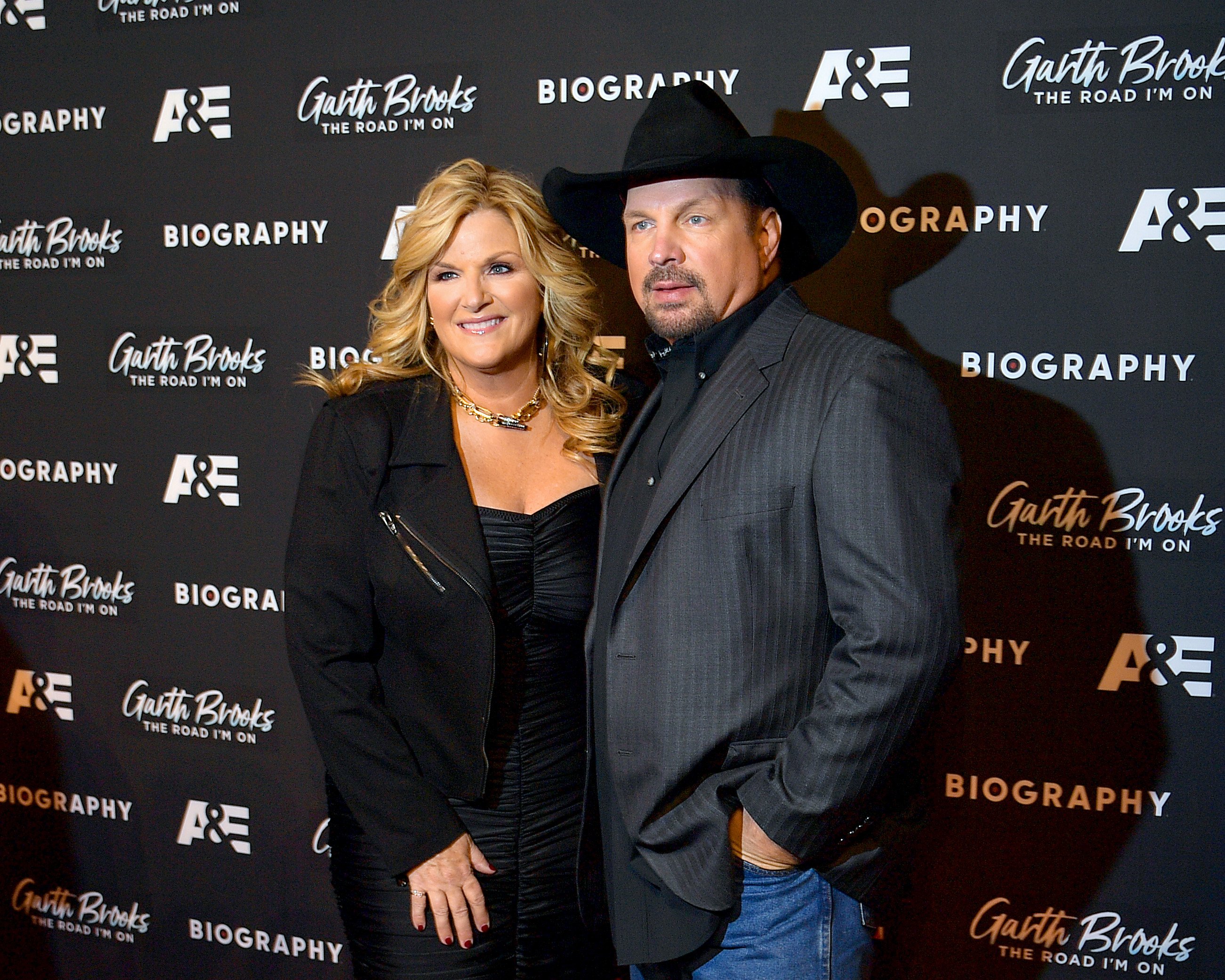risha Yearwood and Garth Brooks attend the "Garth Brooks: The Road I'm On" Biography Celebration at The Bowery Hotel on November 18, 2019 in New York City. | Source: Getty Images