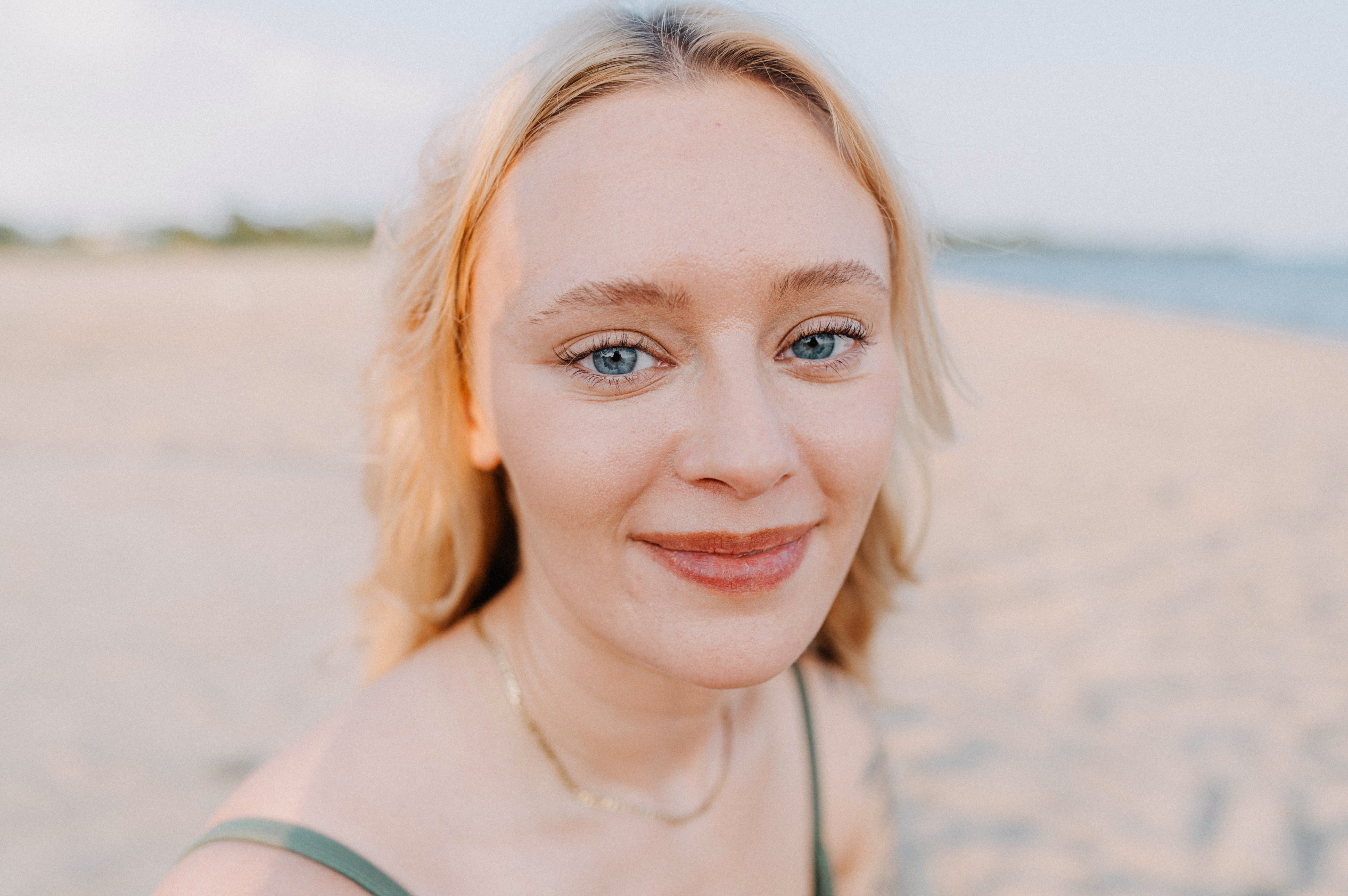 A woman with dry lips at the beach | Source: Getty Images