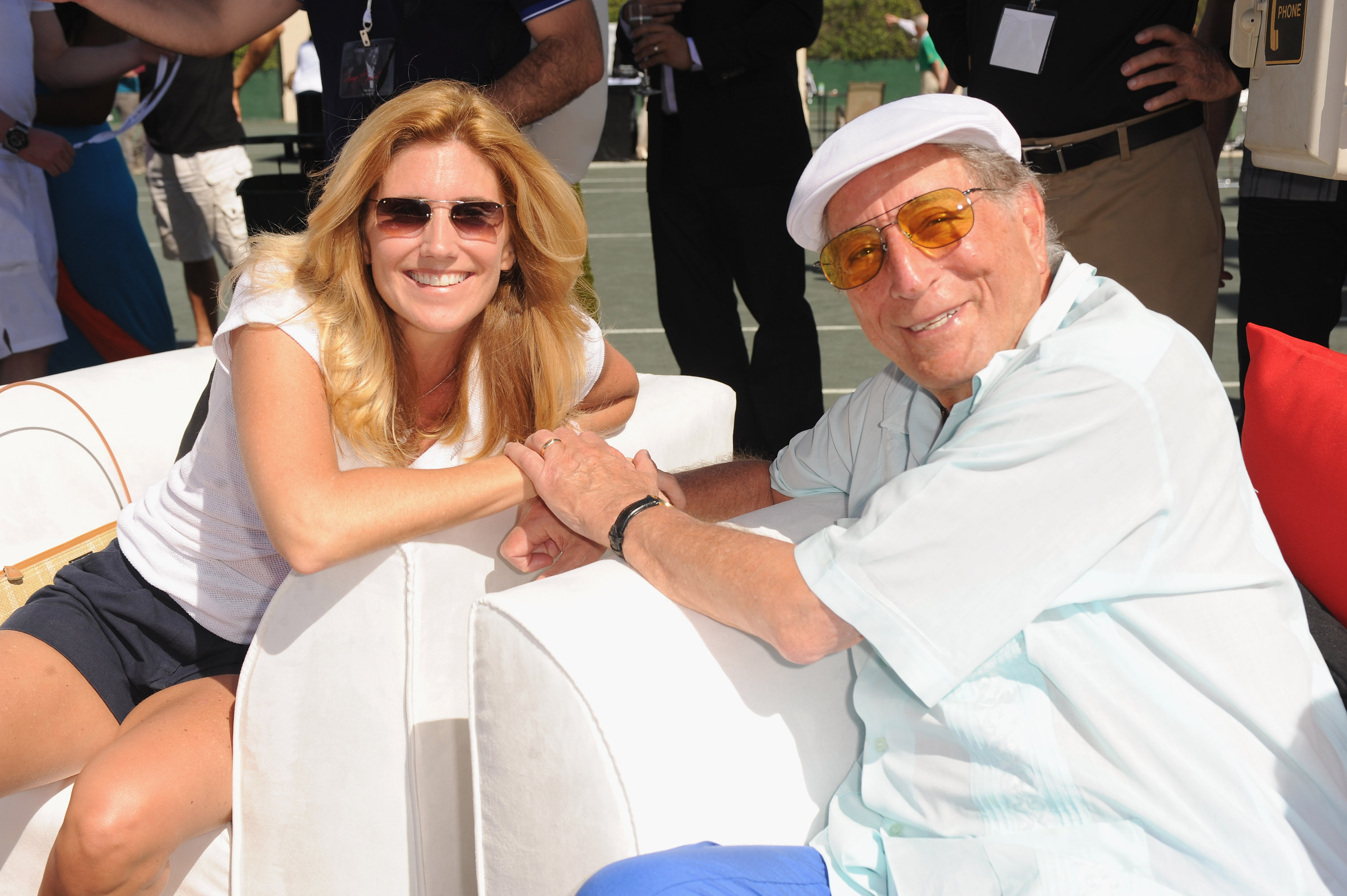 Tony Bennett and Susan Bennett on March 19, 2012 in Key Biscayne, Florida | Source: Getty Images