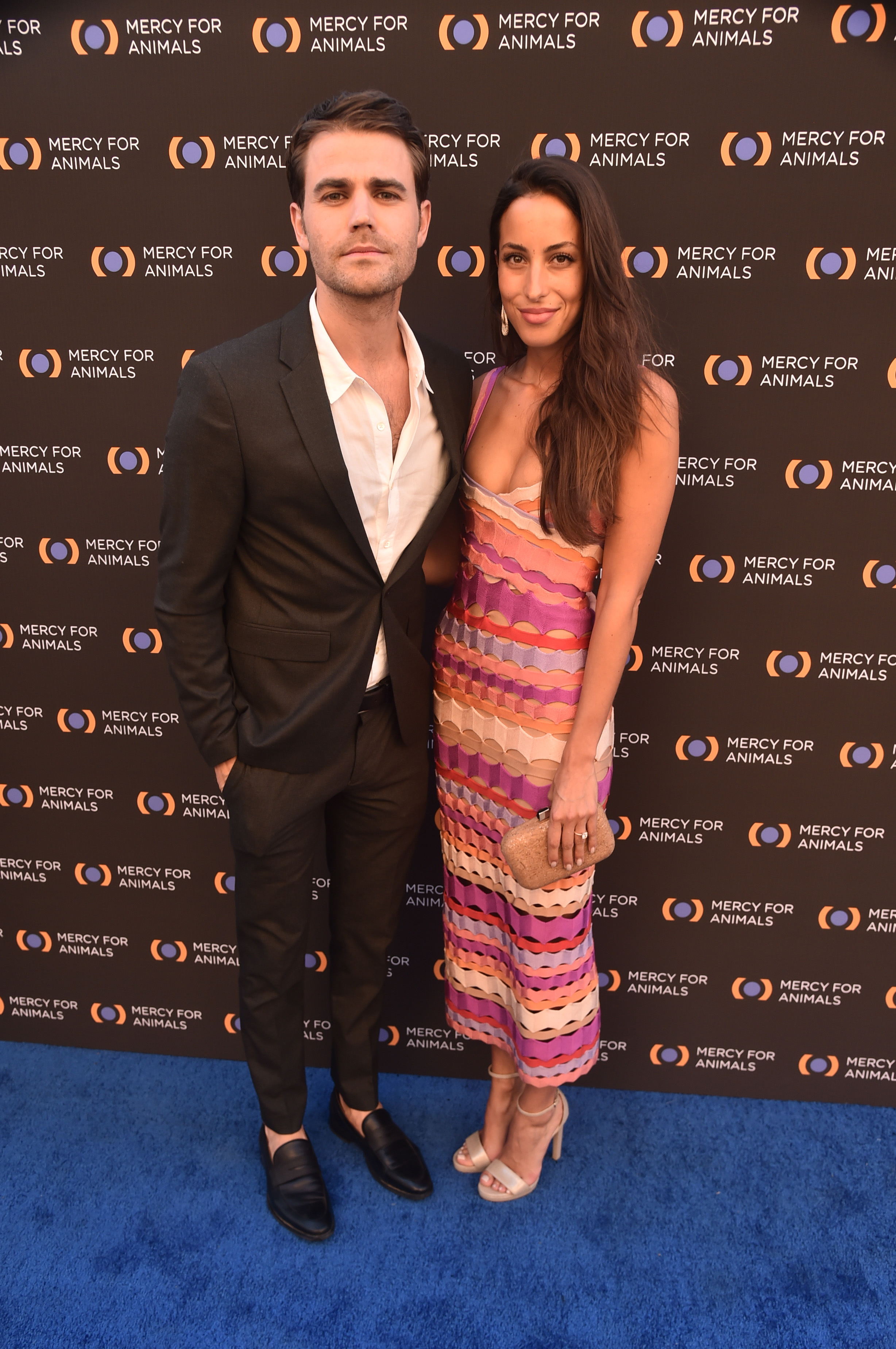 Paul Wesley and Ines De Ramon at The Shrine Auditorium on September 14, 2019 in Los Angeles, California | Source: Getty Images