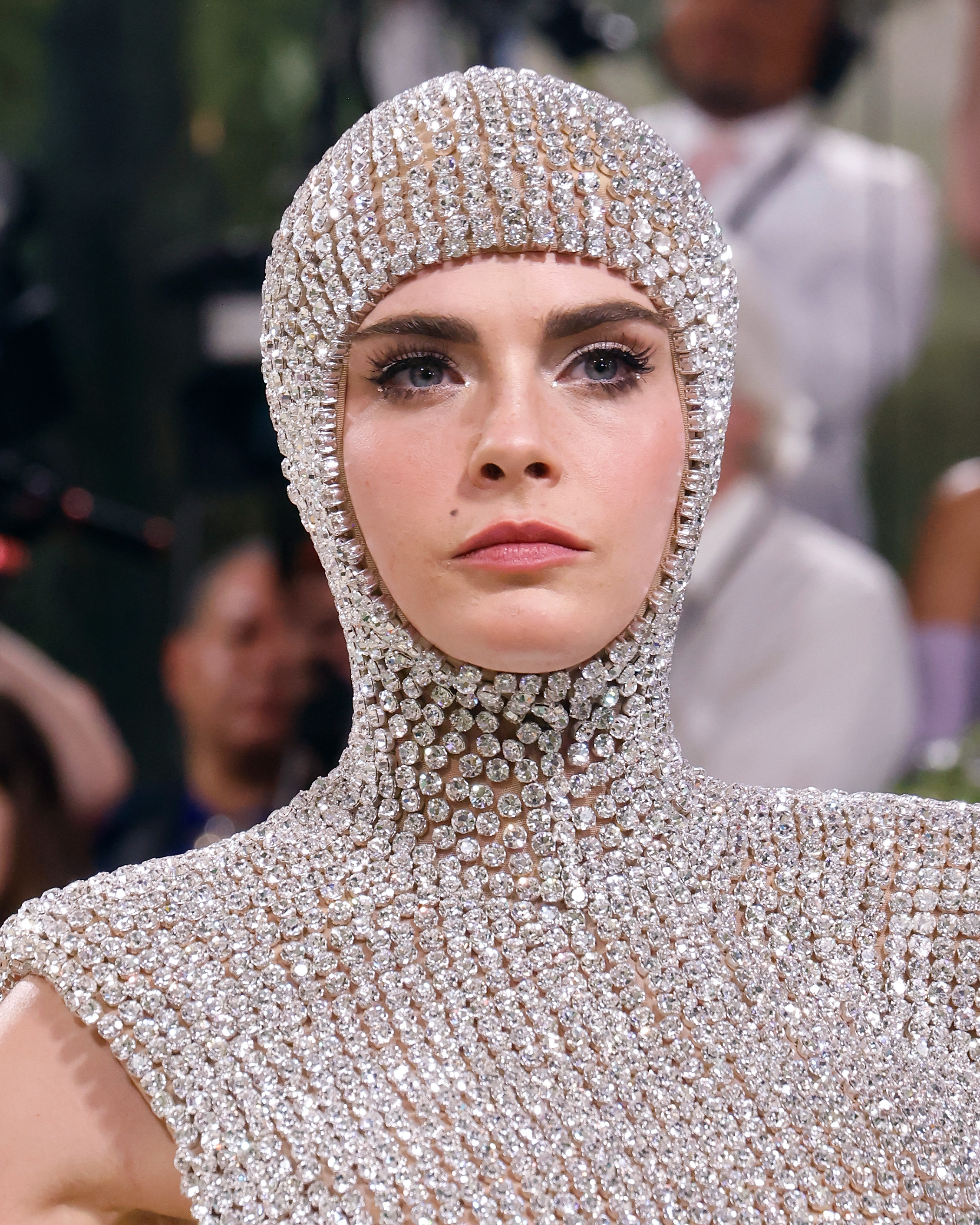 Cara Delevingne sporting her full-brow look on May 6, 2024 | Source: Getty Images