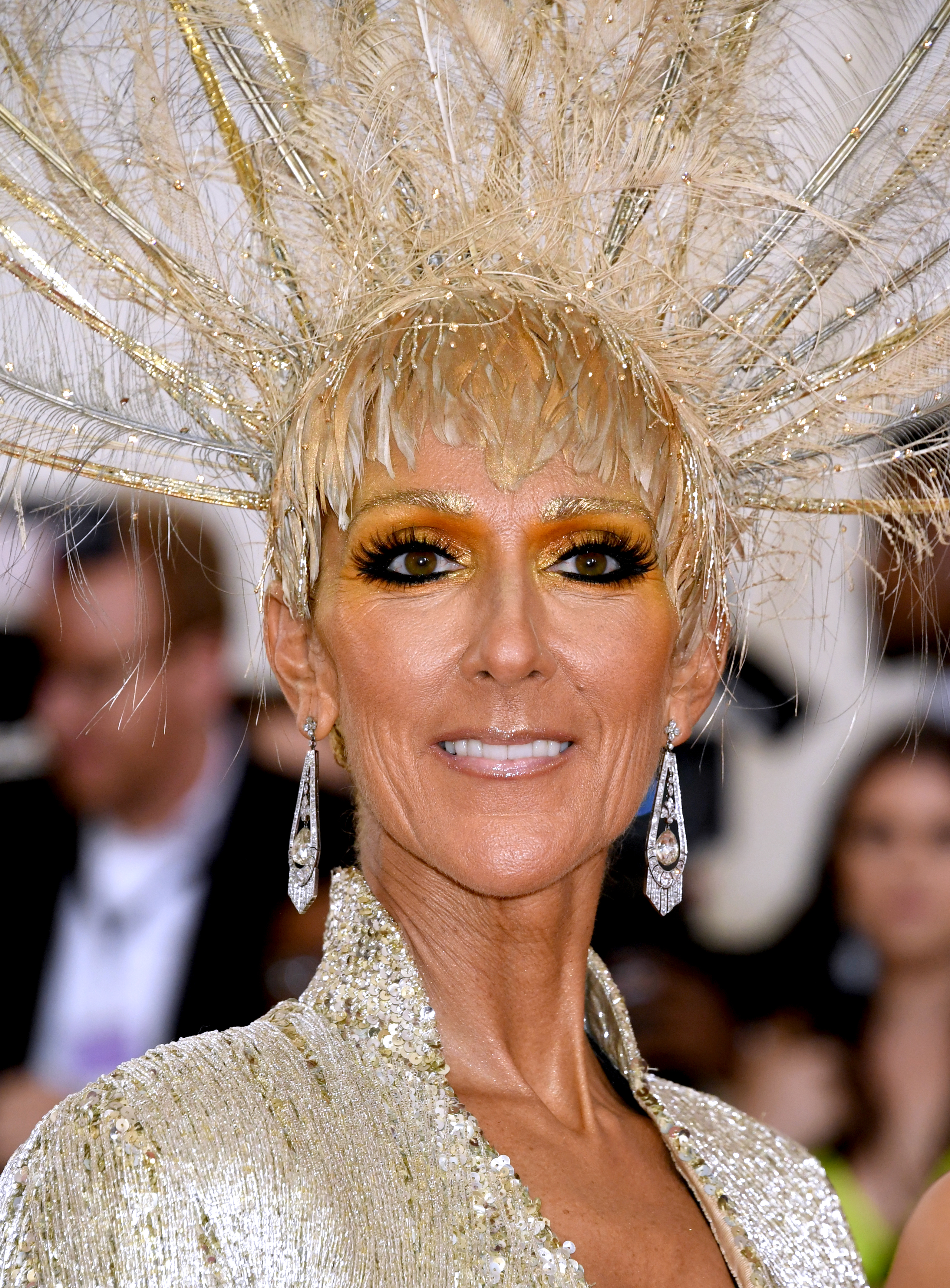 Celine Dion attending the Metropolitan Museum of Art Costume Institute Benefit Gala on May 2, 2019 in New York | Source: Getty Images