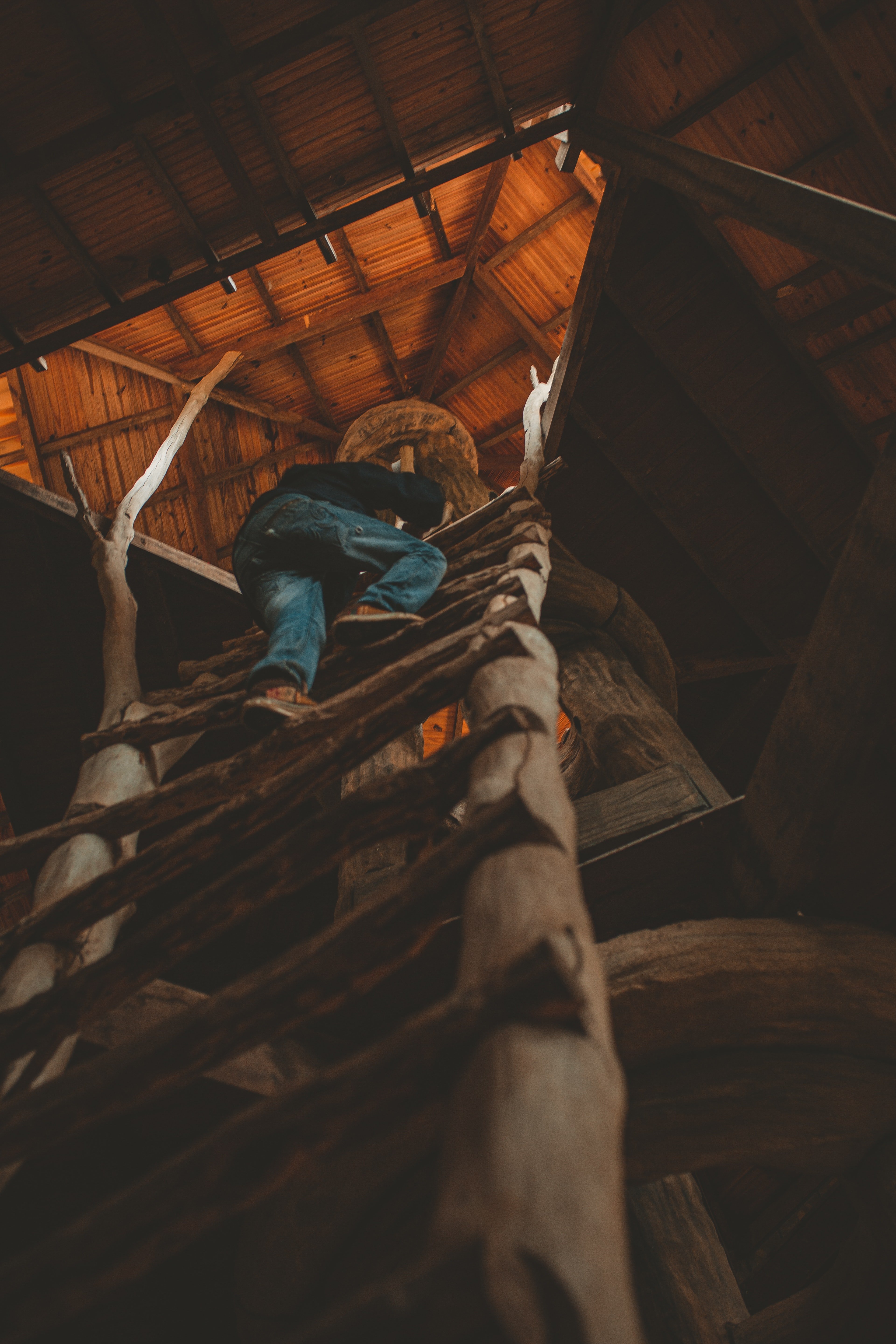 Mia ist beim Erklimmen der Leiter zum Baumhaus gestürzt. | Quelle: Pexels