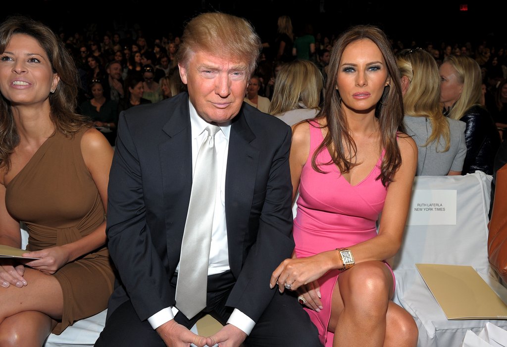 Donald and Melania Trump at the Michael Kors Spring 2011 fashion show | Photo: Getty Images