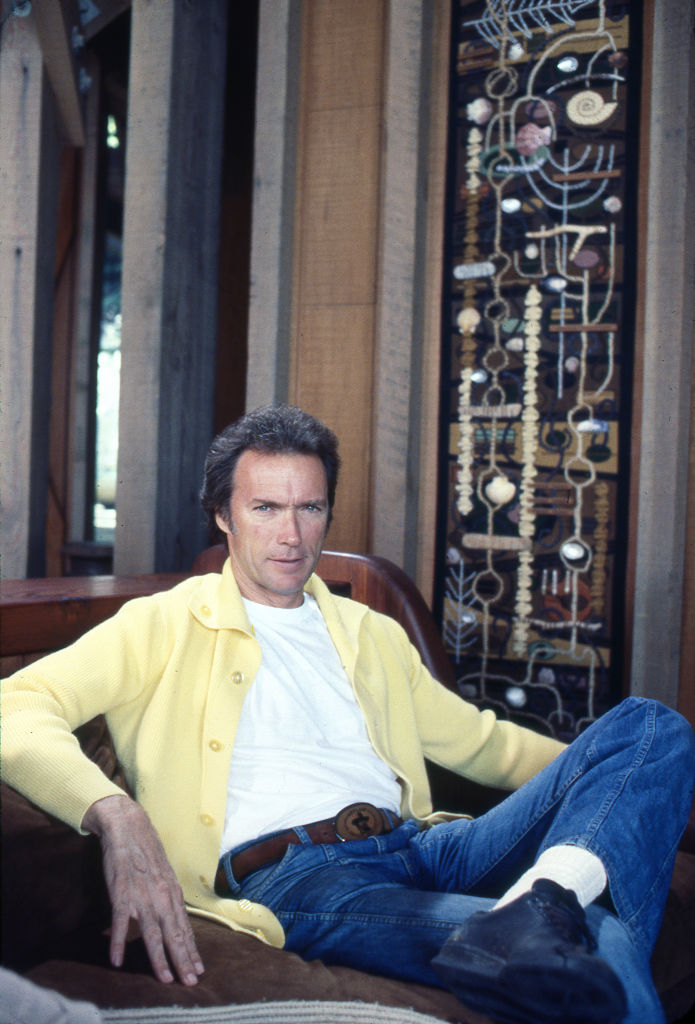 Clint Eastwood poses for a portrait at home in Pebble Beach, Carmel, California in 1979. | Source: Getty Images