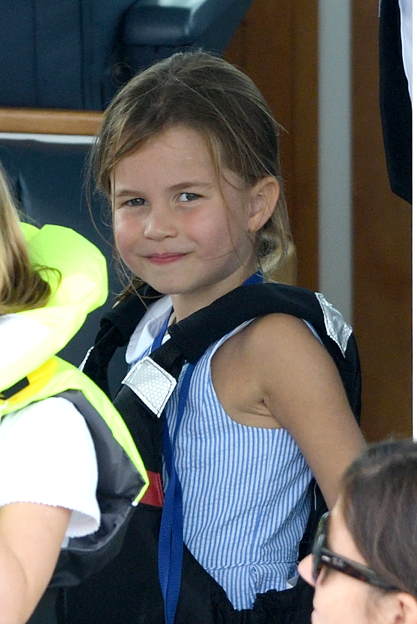 Princess Charlotte attends the King's Cup Regatta on August 08, 2019 | Source: Getty Images